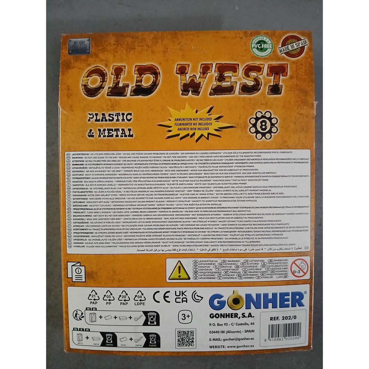 Set of Western Guns Gonher (3 pcs)