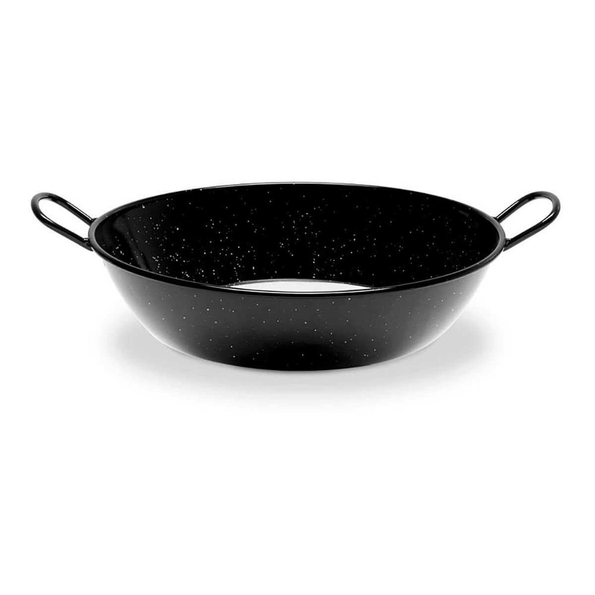 Pan Vaello Black Steel Multicolour  32 cm Enamelled Steel Pan Vaello Black Steel Multicolour  32 cm Enamelled Steel