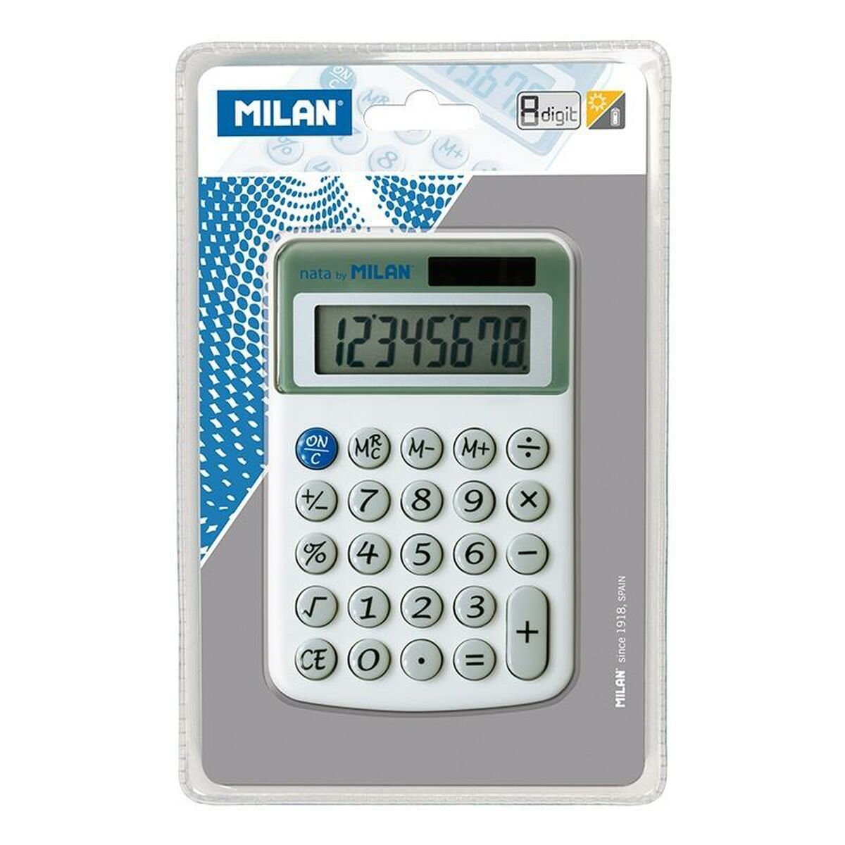 Calculator Milan 40918BL White Calculator Milan 40918BL White