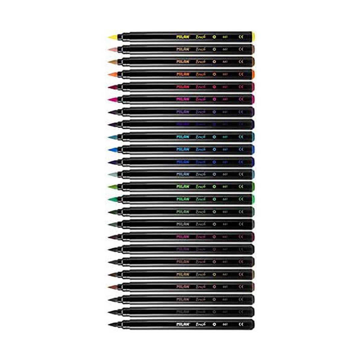 Set of Felt Tip Pens Milan Multicolour 24 Pieces