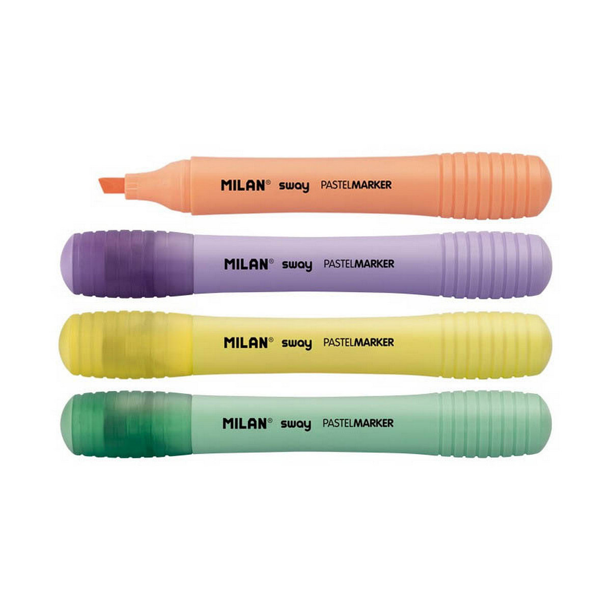 Fluorescent Marker Set Milan Sway Multicolour Cake 4 Pieces Fluorescent Marker Set Milan Sway Multicolour Cake 4 Pieces