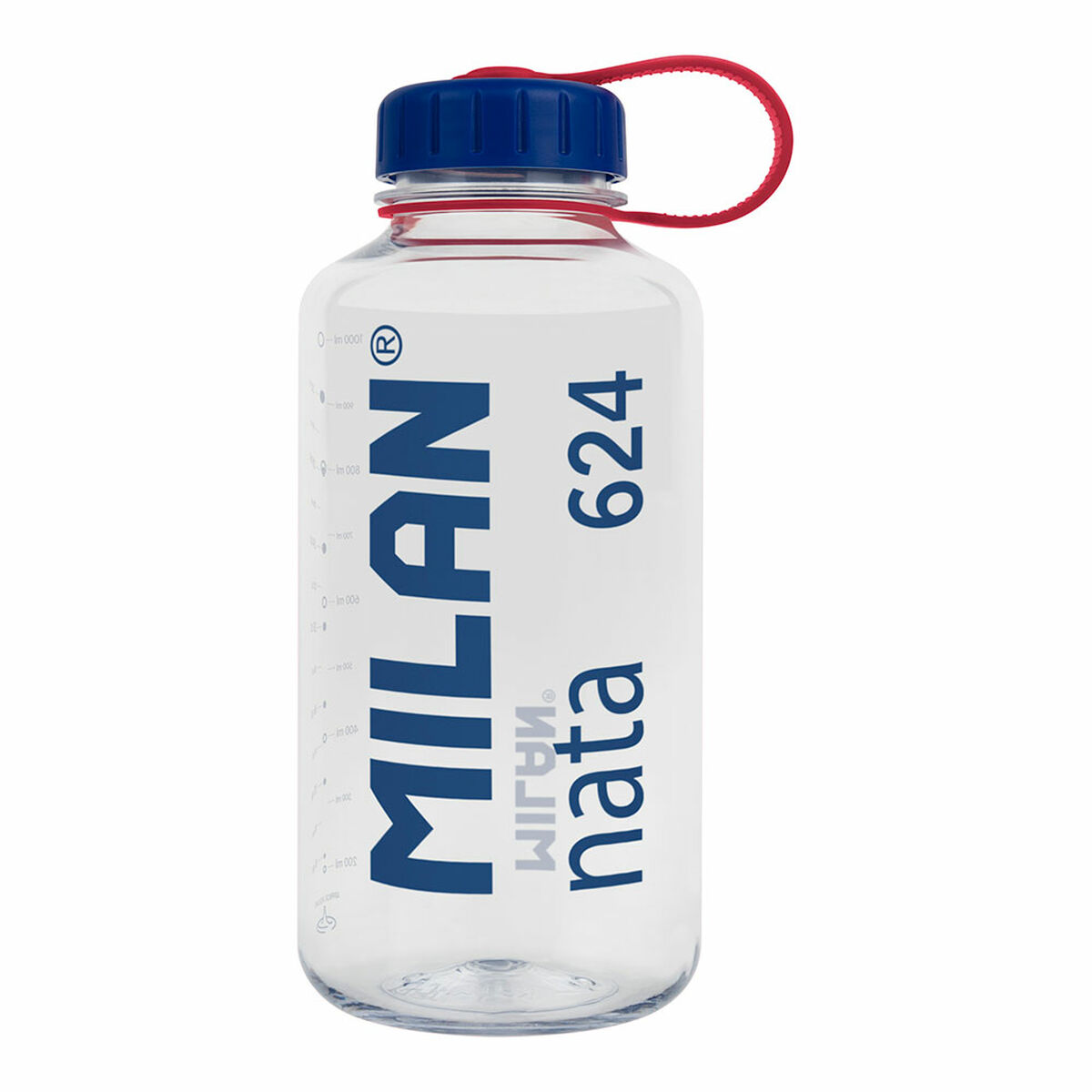 Water bottle Milan 1 L Transparent Plastic