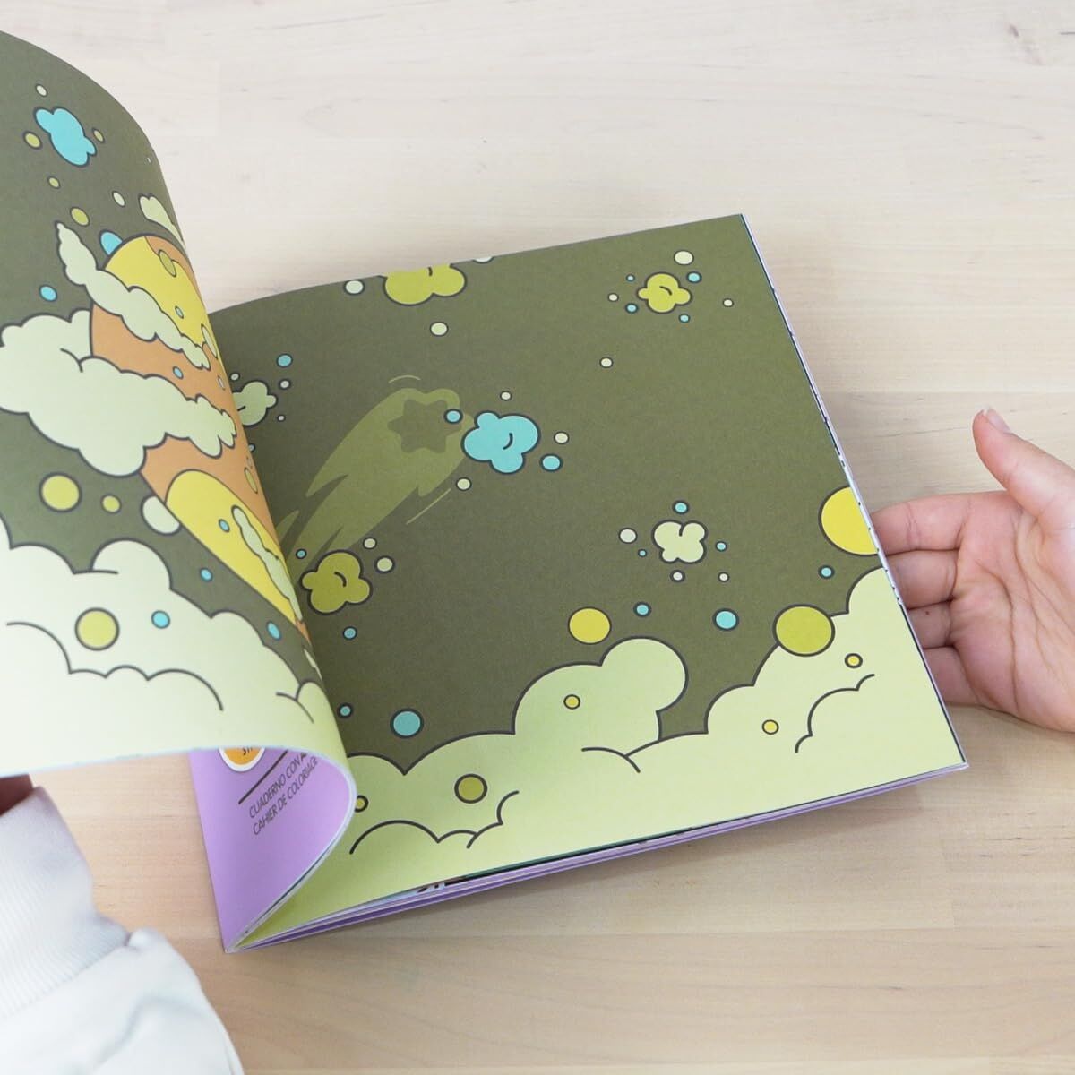 Picture Block for Colouring In Milan Alien invasion