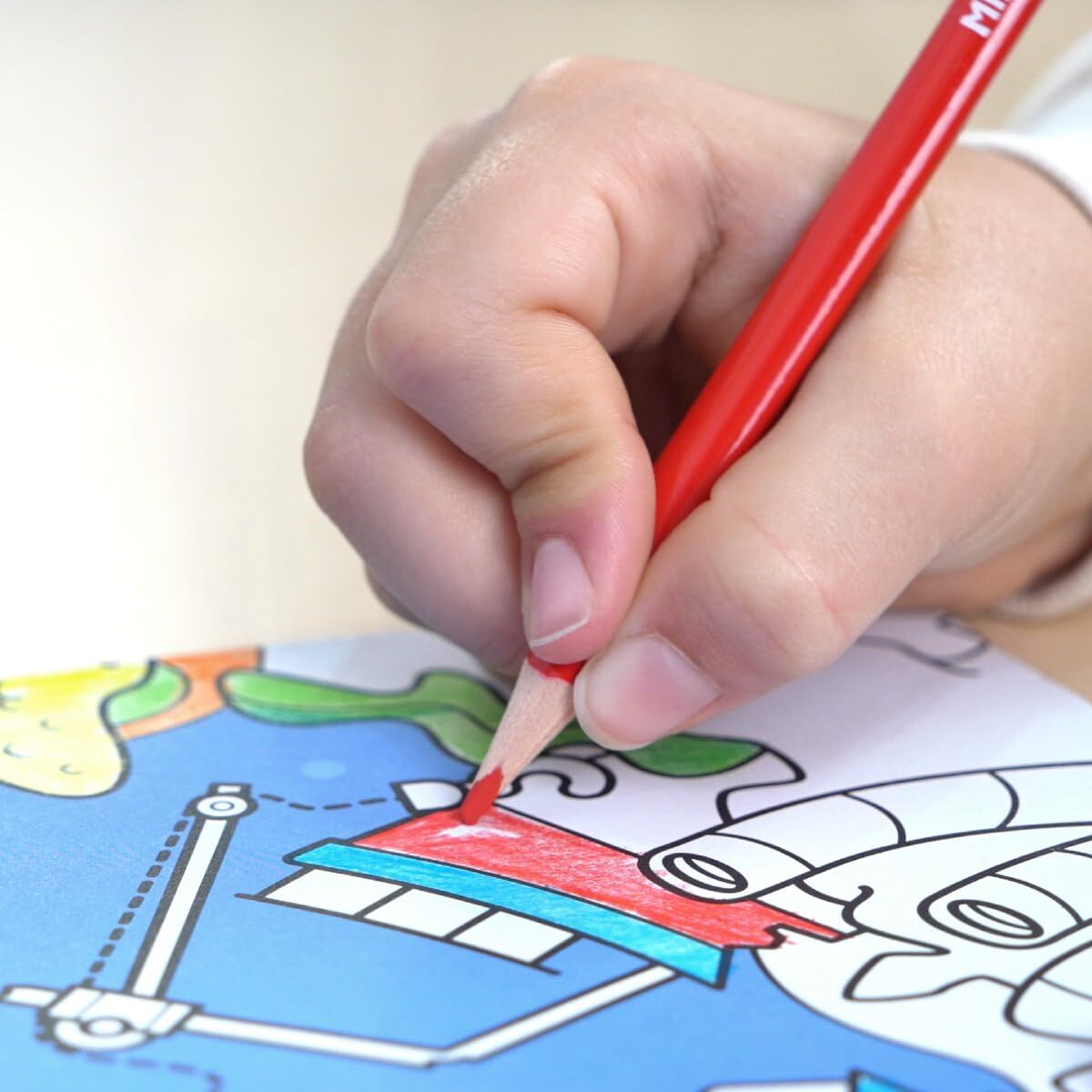 Picture Block for Colouring In Milan Alien invasion