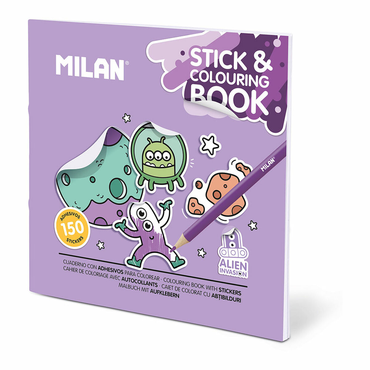 Picture Block for Colouring In Milan Alien invasion Picture Block for Colouring In Milan Alien invasion