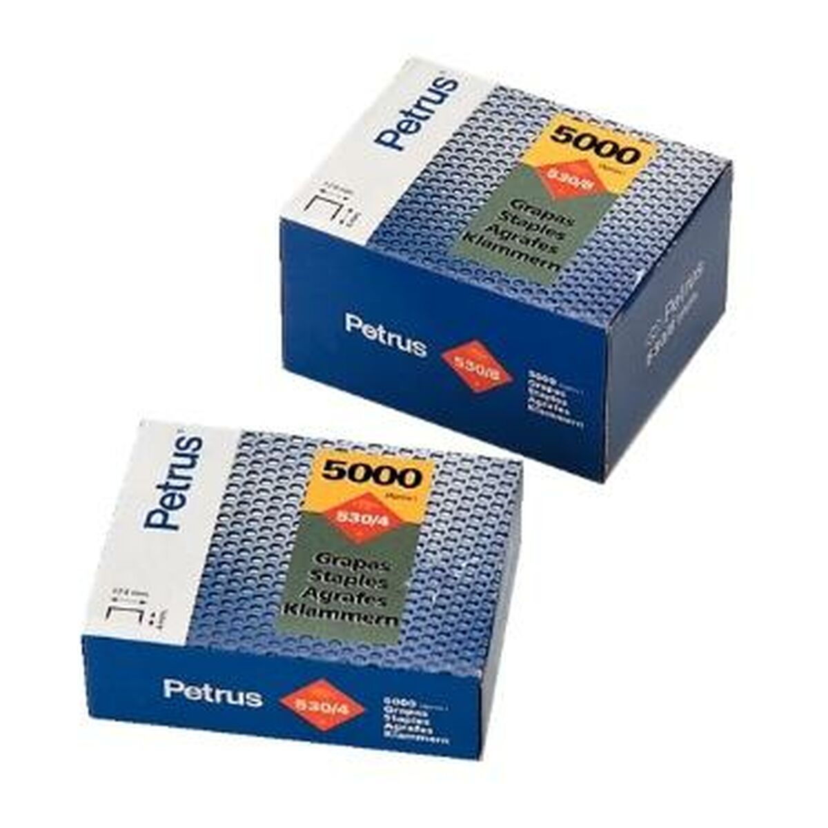 Staples Petrus 5000 Pieces 530/6 6 mm Staples Petrus 5000 Pieces 530/6 6 mm