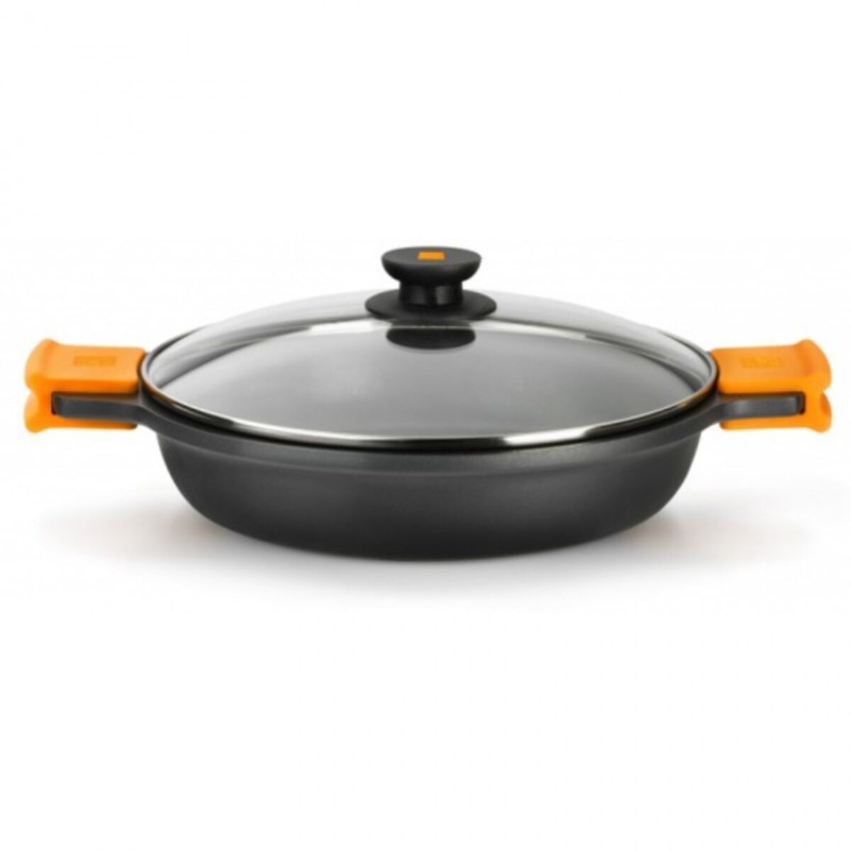 Casserole BRA Braisogona_A270524 Ã 24 cm Black Metal Aluminium Toughened aluminium Cast aluminium 5 L