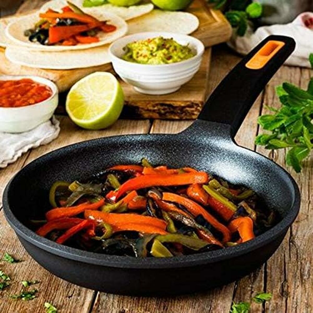 Pan BRA EFFICIENT PLUS Black Aluminium  20 cm