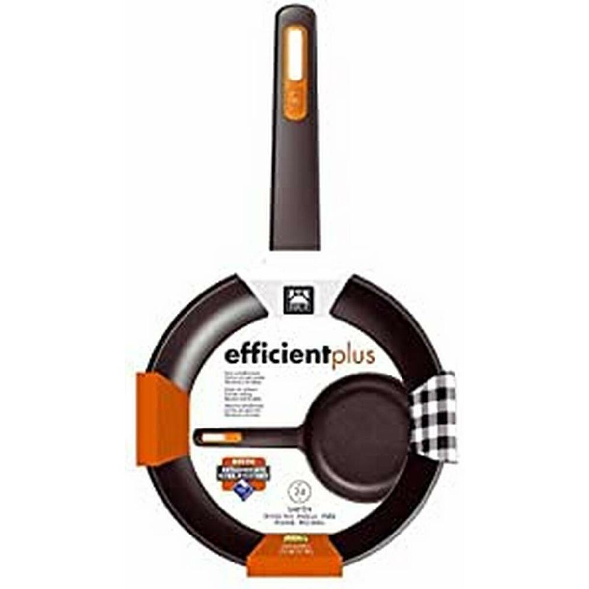 Pan BRA EFFICIENT PLUS Black Aluminium  28 cm