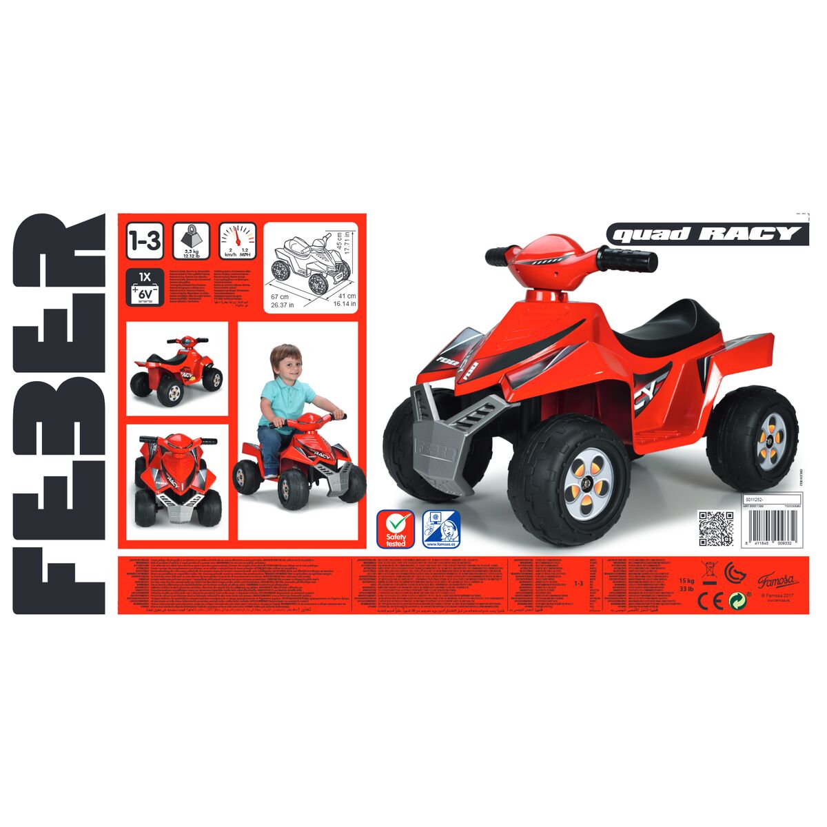 Electric Quad Feber 800011252 6V (67 x 41 x 45 cm)