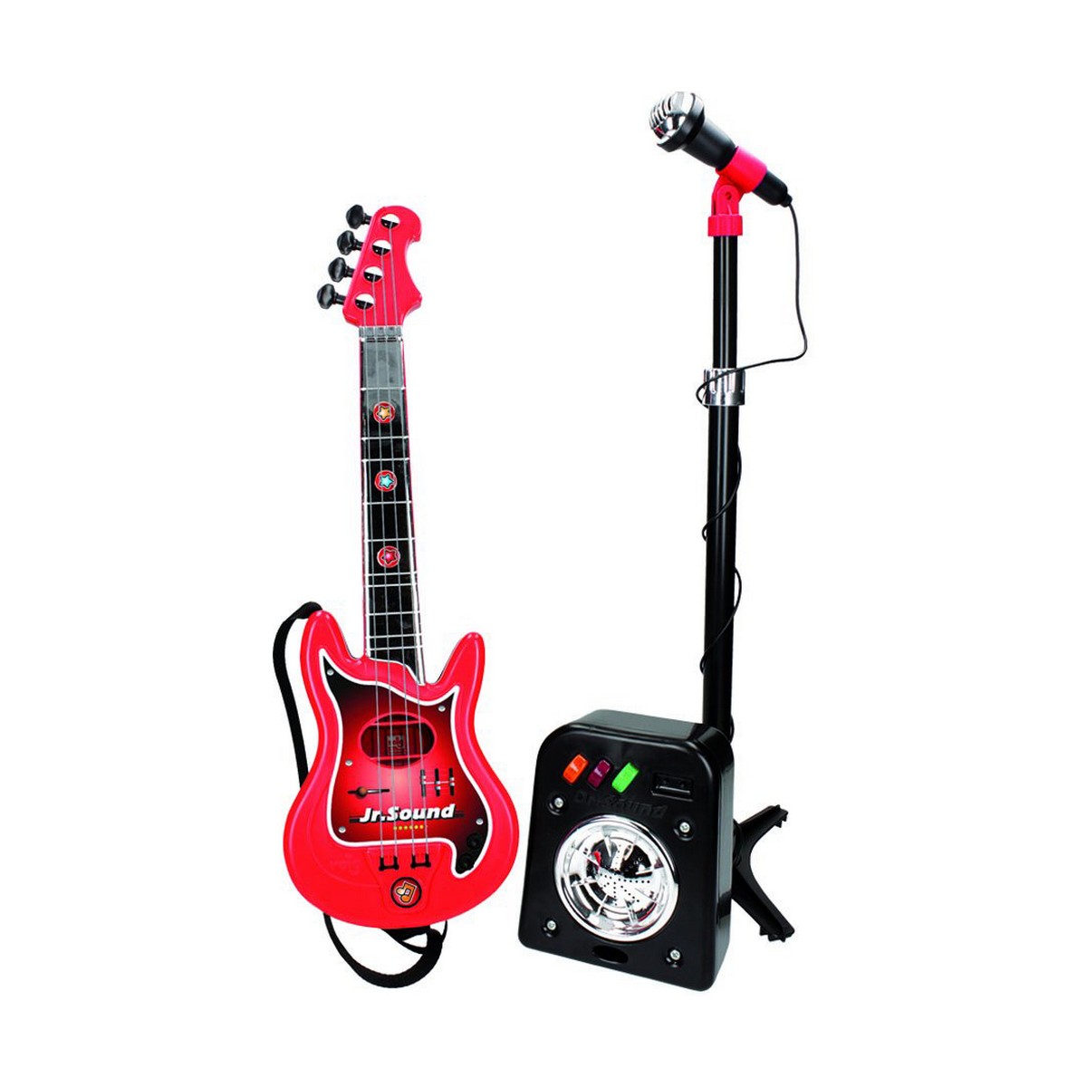 Baby Guitar Reig Microphone Red Baby Guitar Reig Microphone Red