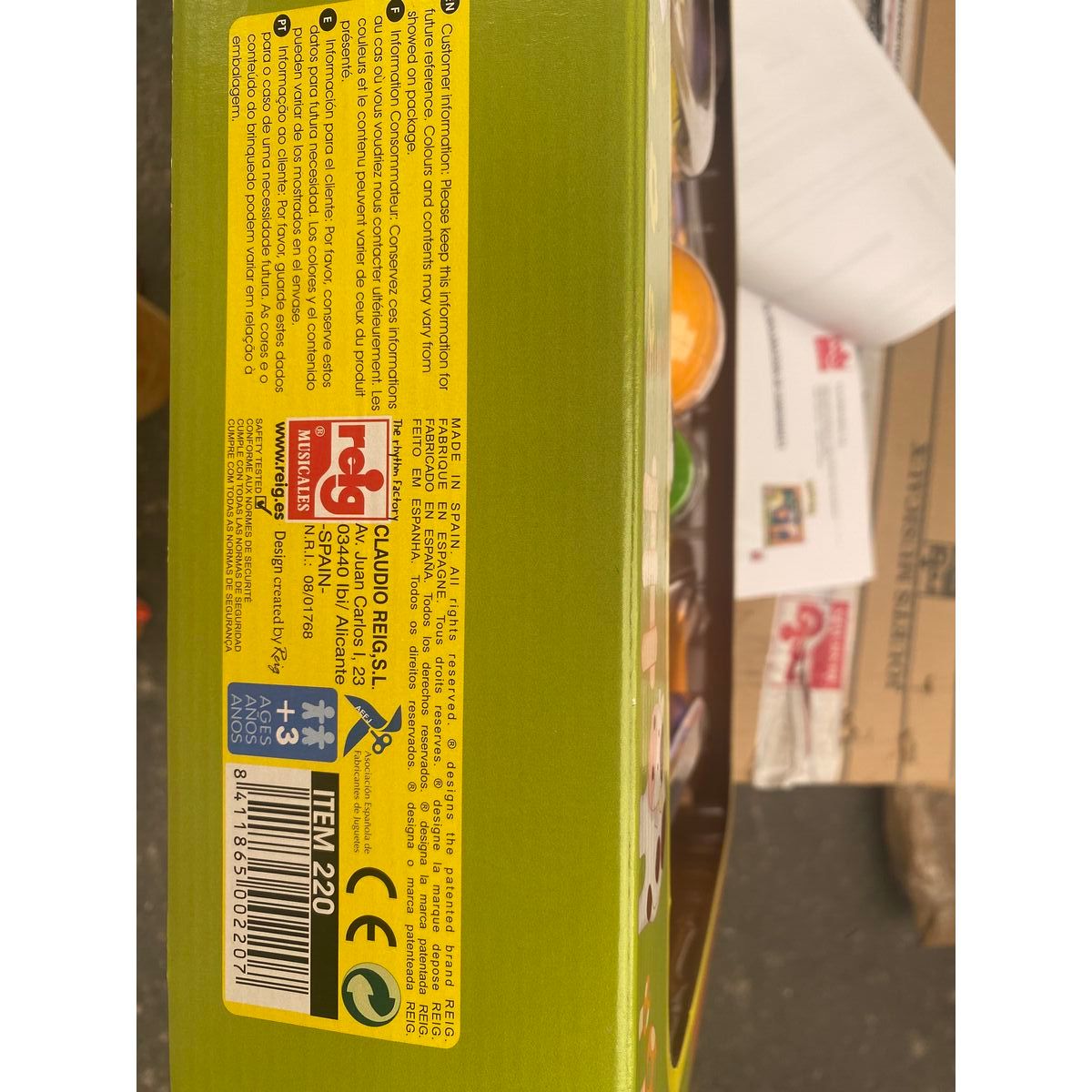 Percussion Set Reig Natura Music 9 Pieces