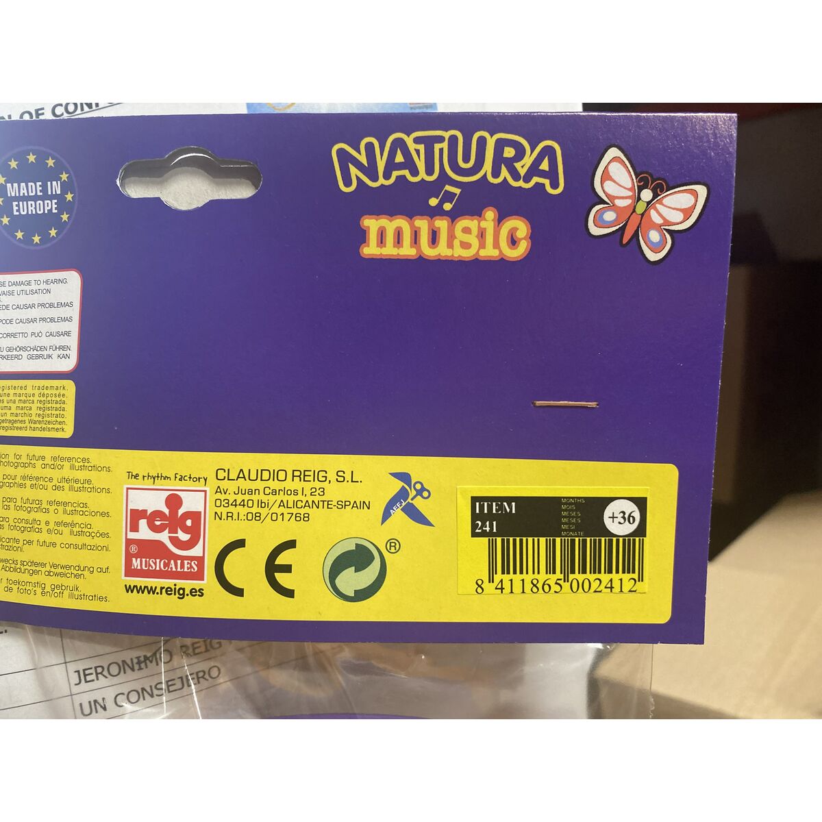 Baby Guitar Reig 36 x 15 x 4 cm Baby Guitar