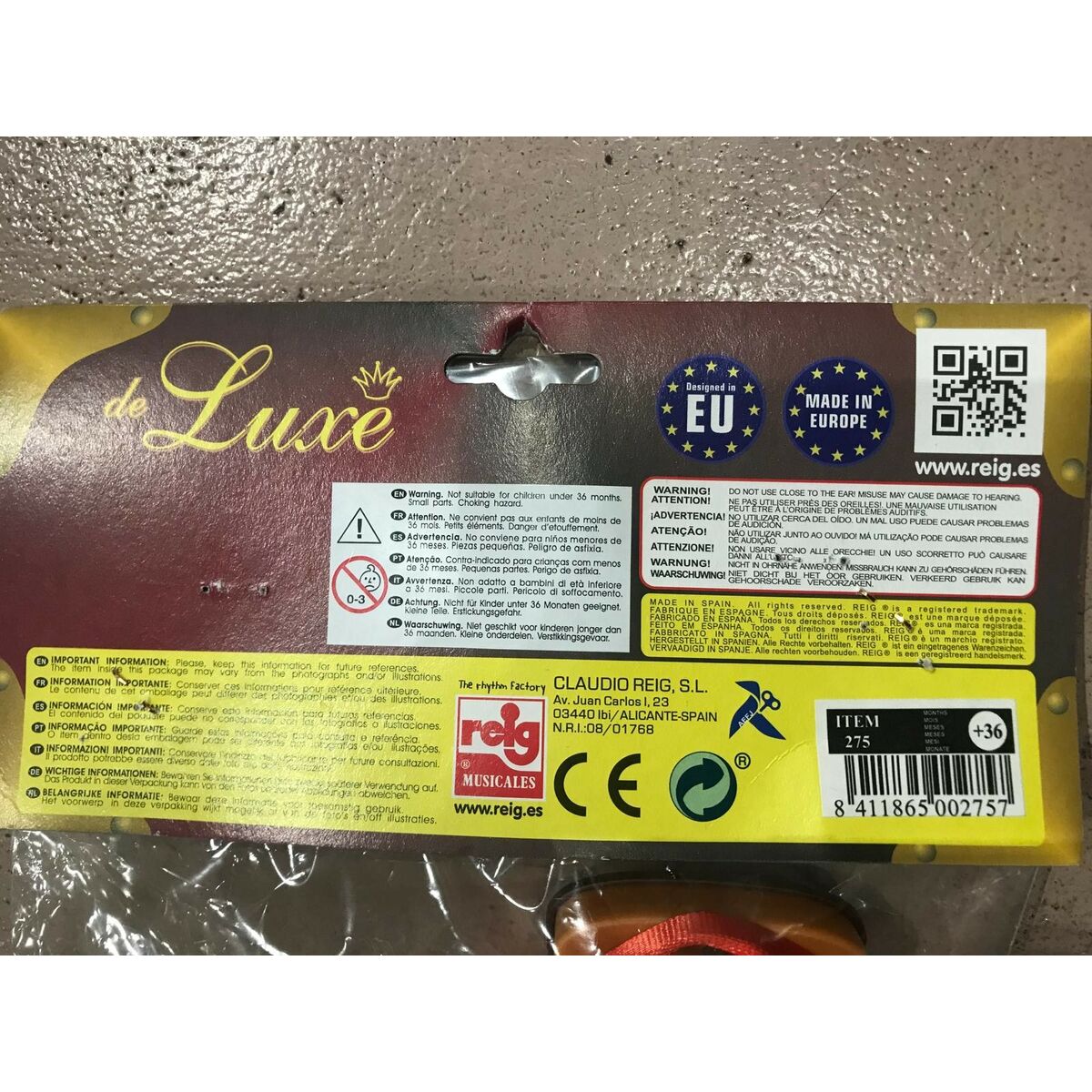 Baby Guitar Reig Brown 4 Cords