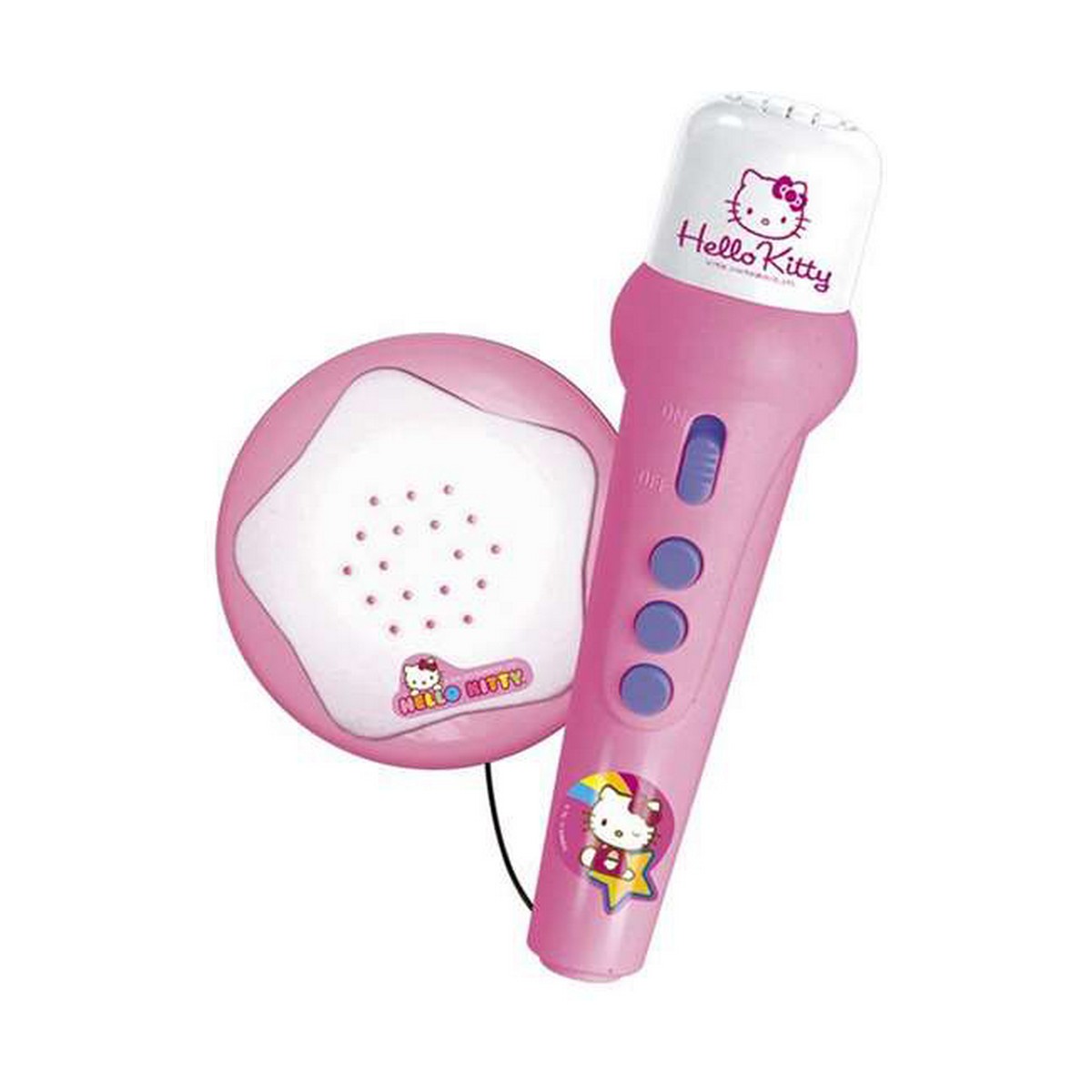 Karaoke Microphone Hello Kitty Fuchsia Pink Karaoke Microphone Hello Kitty Fuchsia Pink