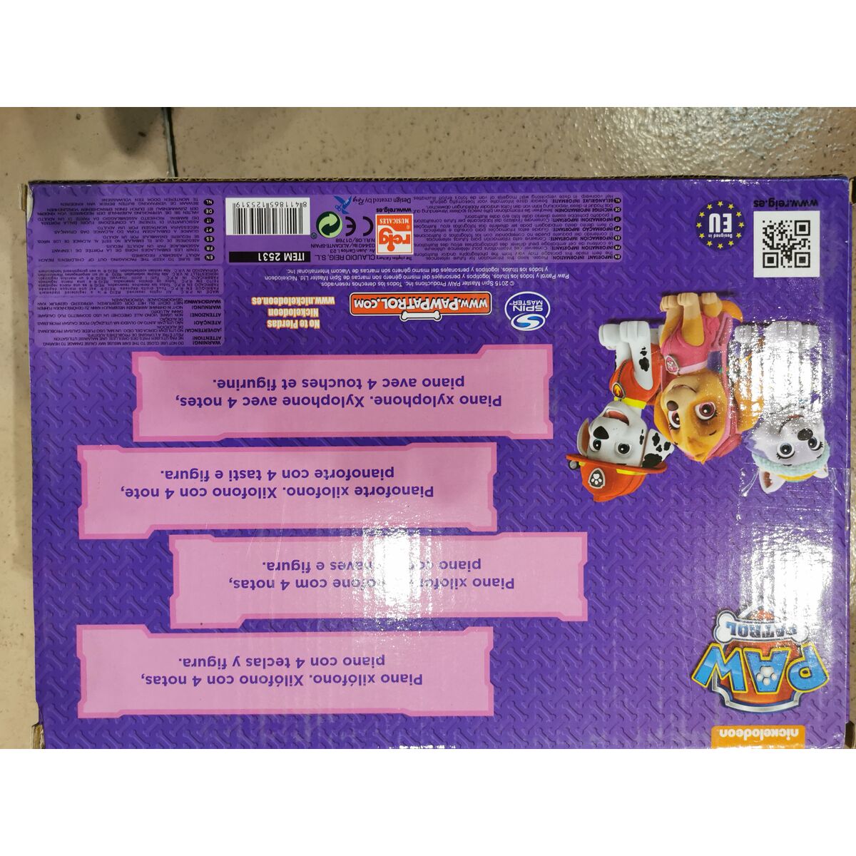 Xylophone The Paw Patrol Plastic Children’s 20 x 15 x 15 cm