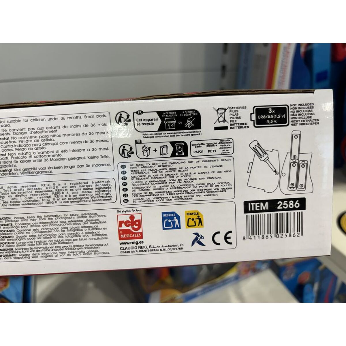 Soap Bubble Gun Reig Blue