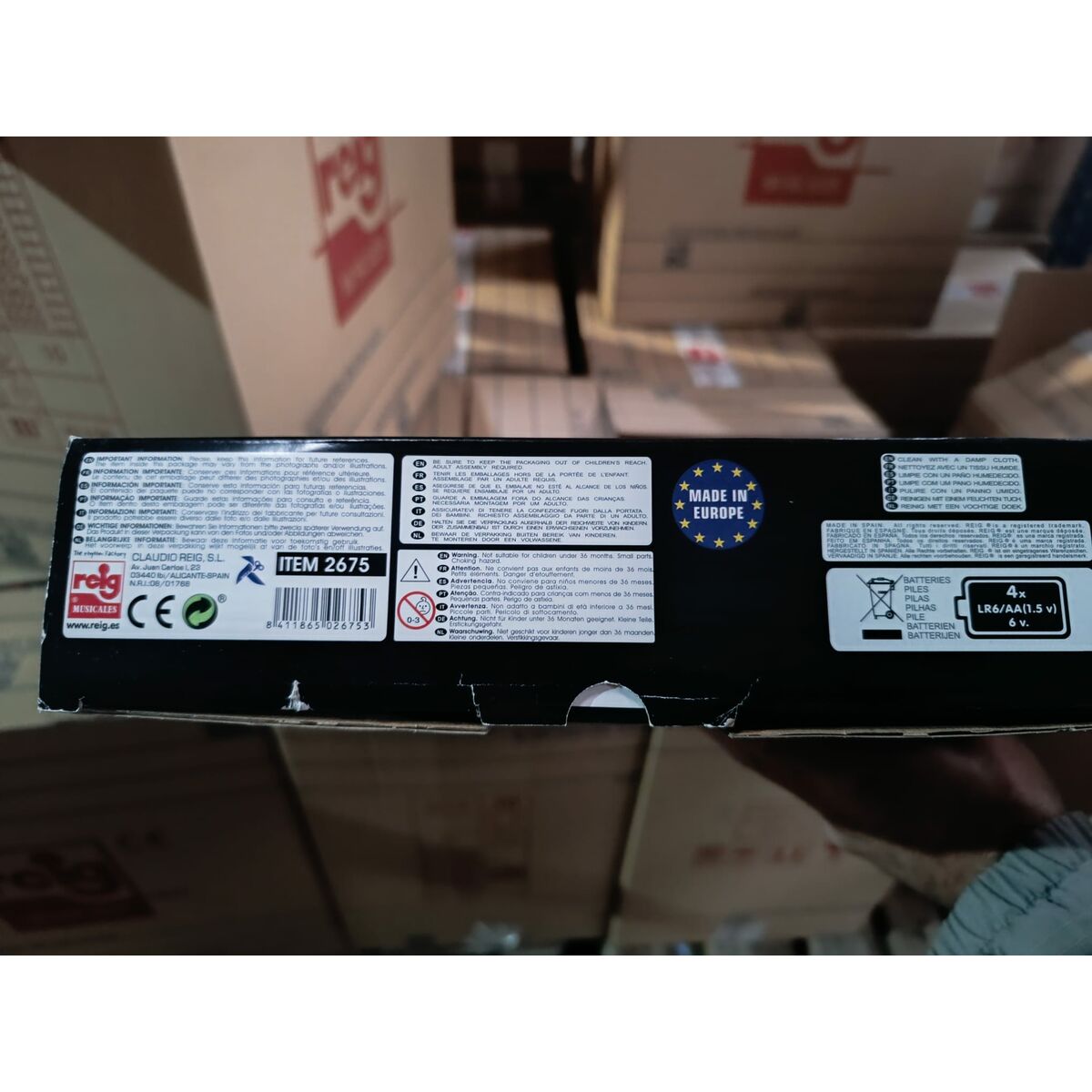 Music set Lady Bug 2675 Red