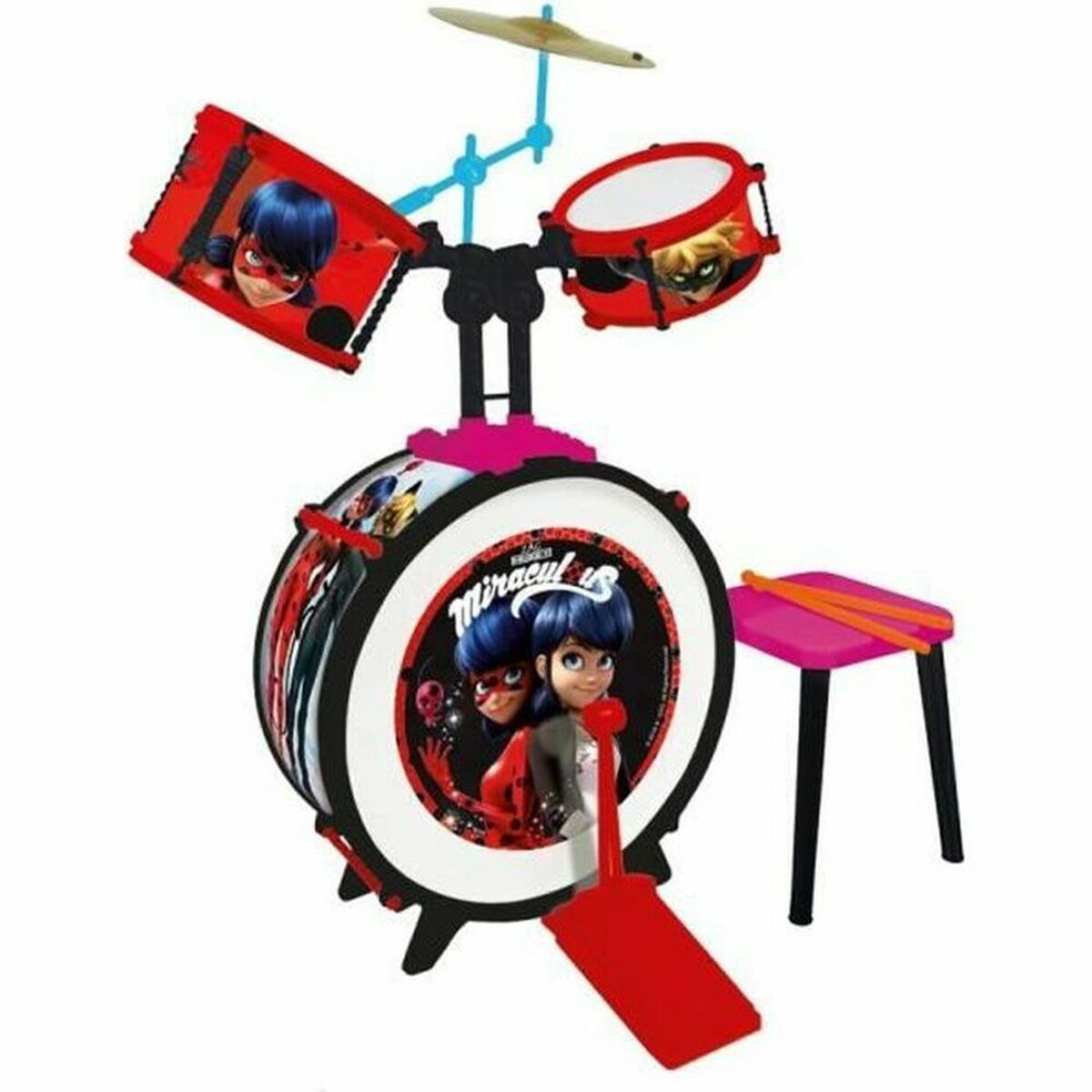 Drums Lady Bug Plastic Drums Lady Bug Plastic