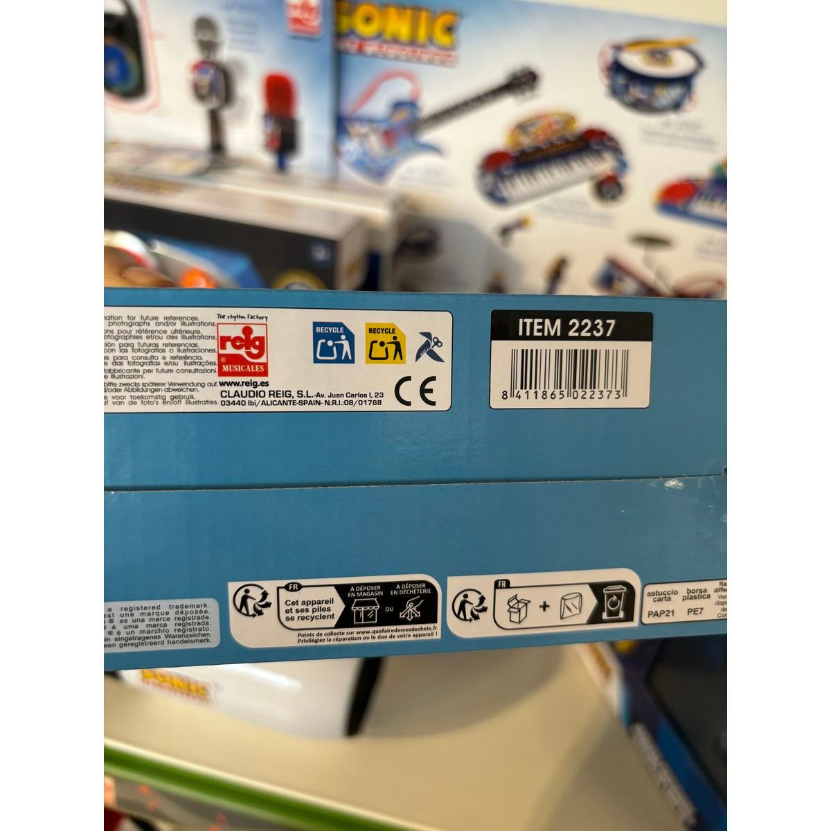 Karaoke Microphone Sonic Bluetooth 22,8 x 6,4 x 5,6 cm