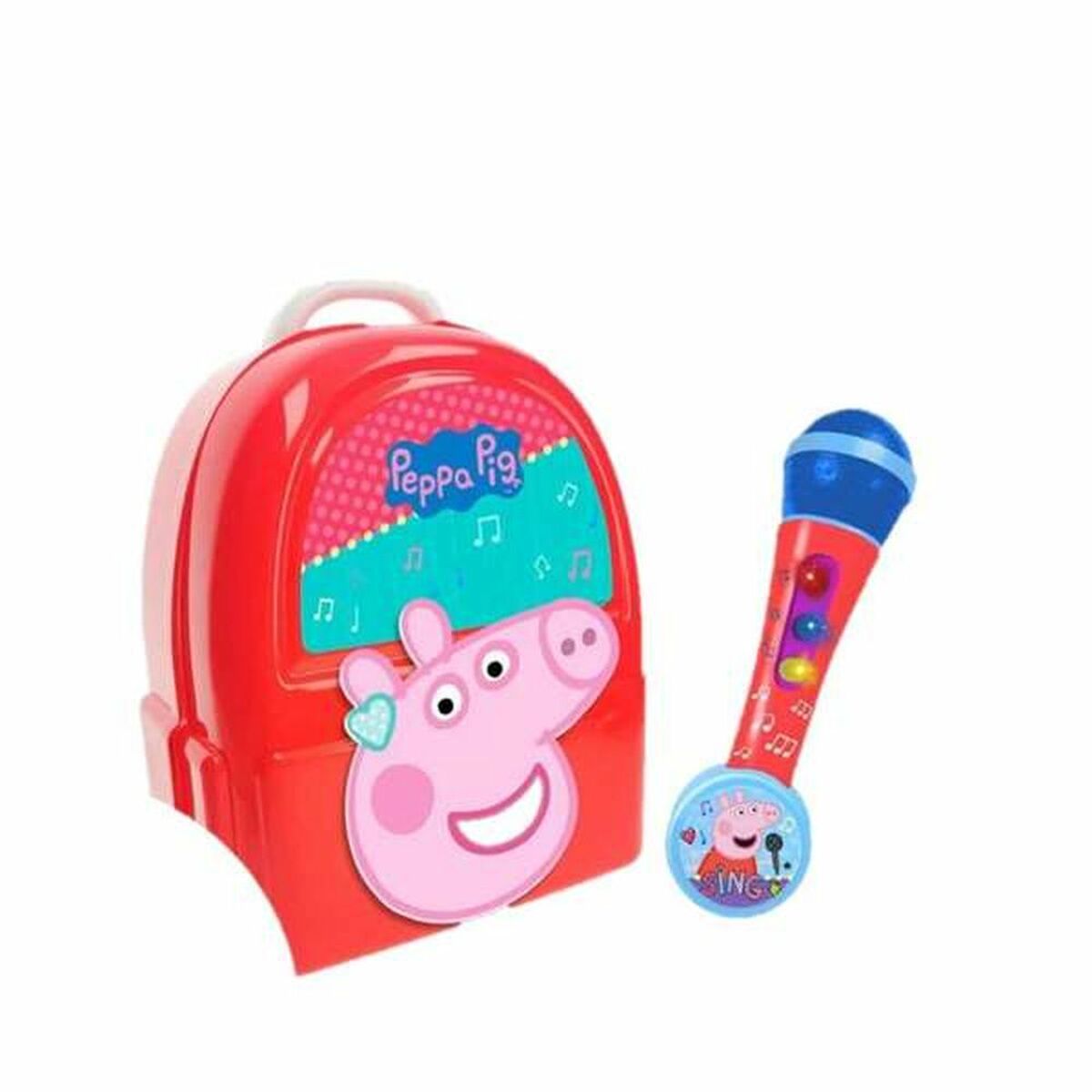 Microphone Peppa Pig 5278 23 cm Portable Microphone Peppa Pig 5278 23 cm Portable