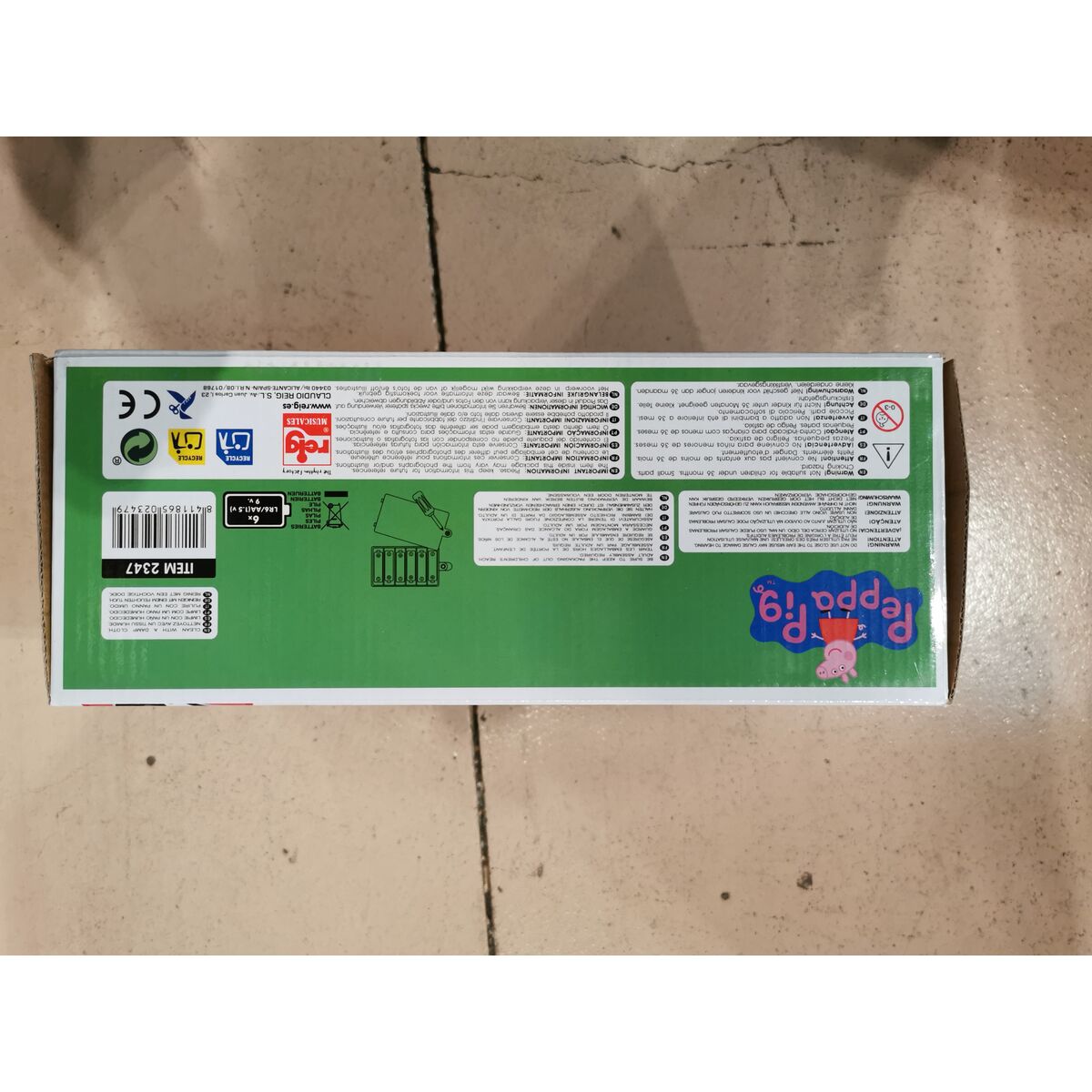 Musical Toy Peppa Pig Microphone 22 x 23 x 7 cm MP3