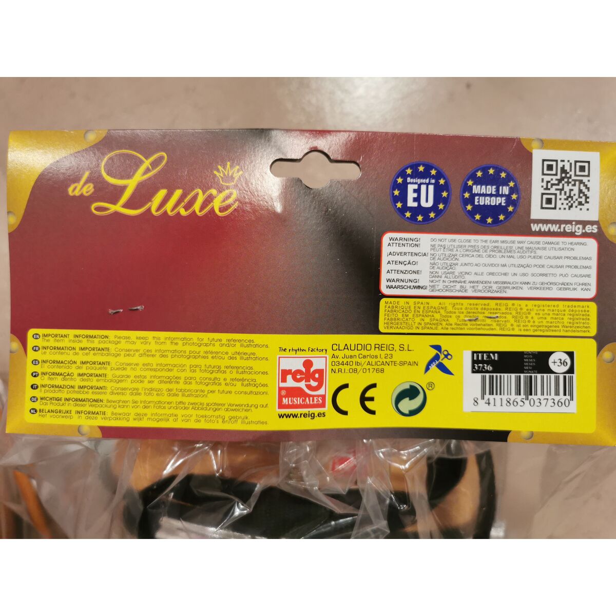 Musical Toy Reig Drum Plastic