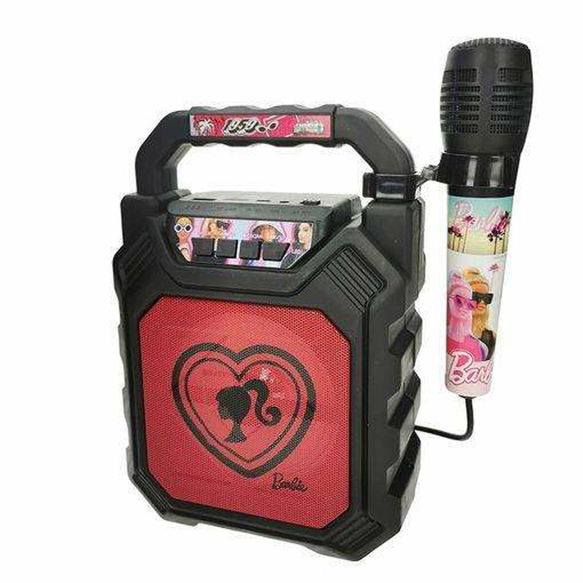 Portable Bluetooth Speaker with Microphone Reig Barbie Portable Bluetooth Speaker with Microphone Reig Barbie