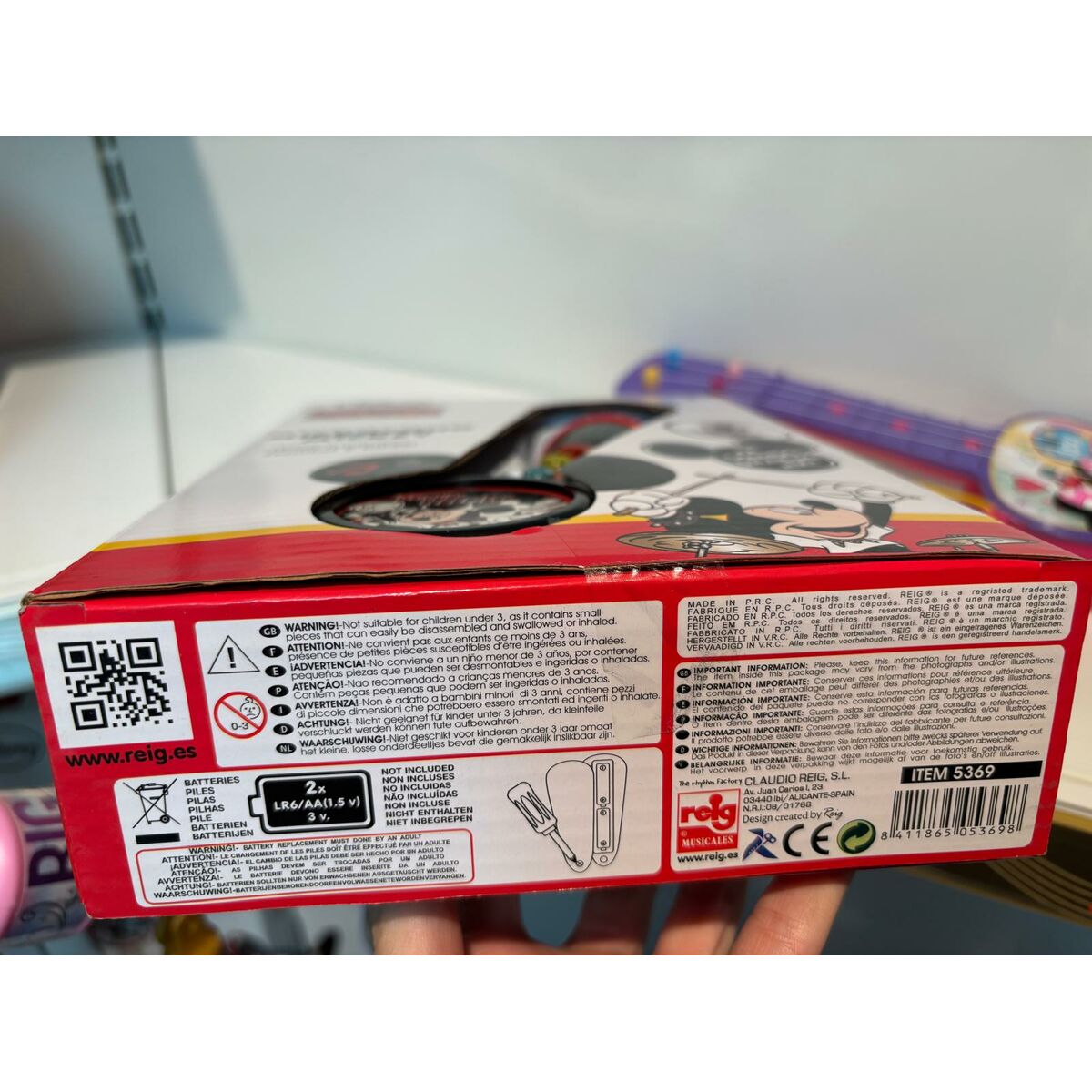 Karaoke Microphone Reig Mickey Mouse
