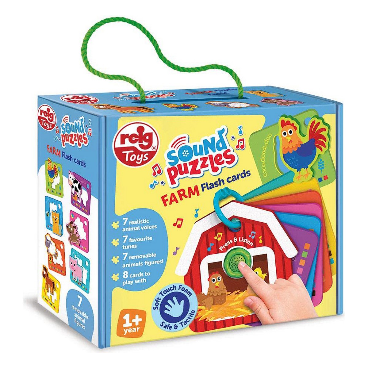 Child’s Puzzle Reig Flash Cards animals Farm