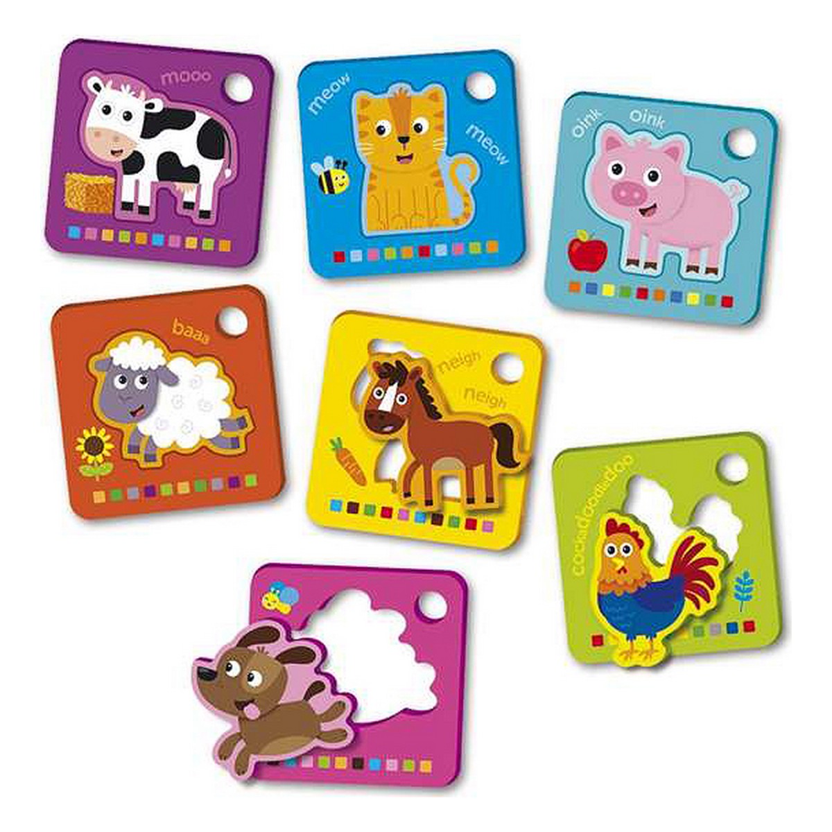 Child’s Puzzle Reig Flash Cards animals Farm