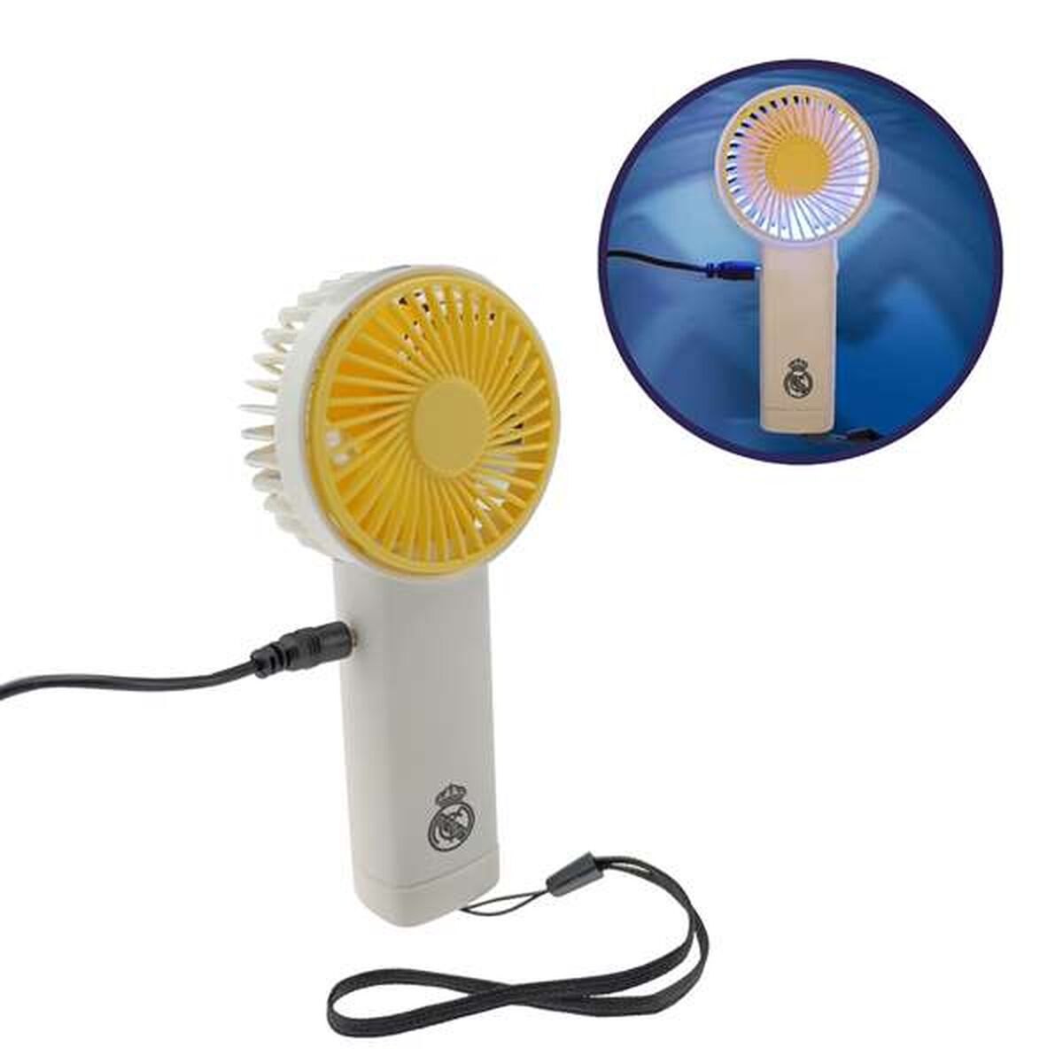 Mini Portable Fan Real Madrid C.F.