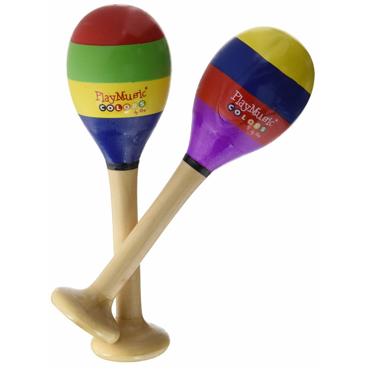 Maracas Reig Multicolour Wood Plastic 20 cm Maracas Reig Multicolour Wood Plastic 20 cm