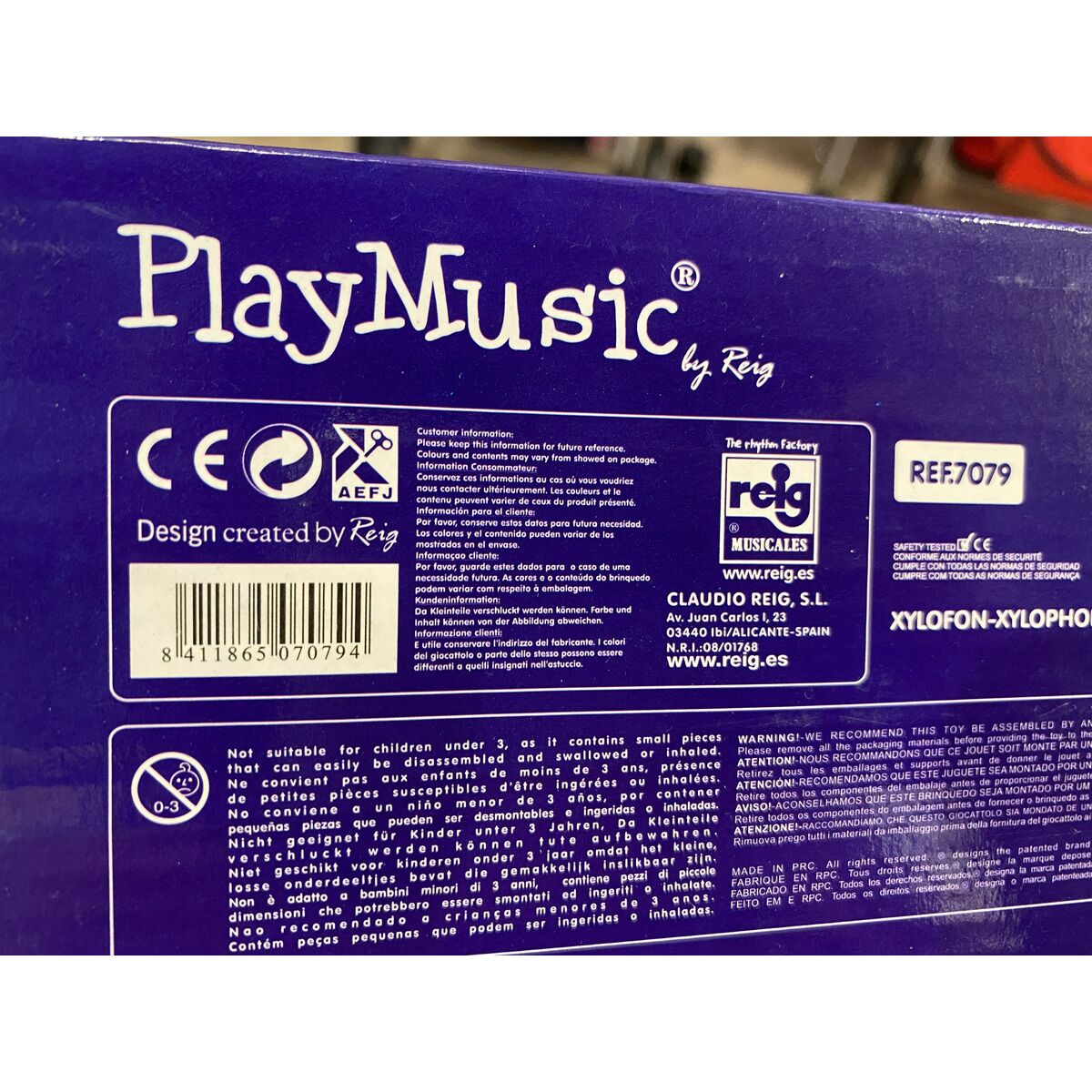 Xylophone Reig Multicolour Wood Plastic