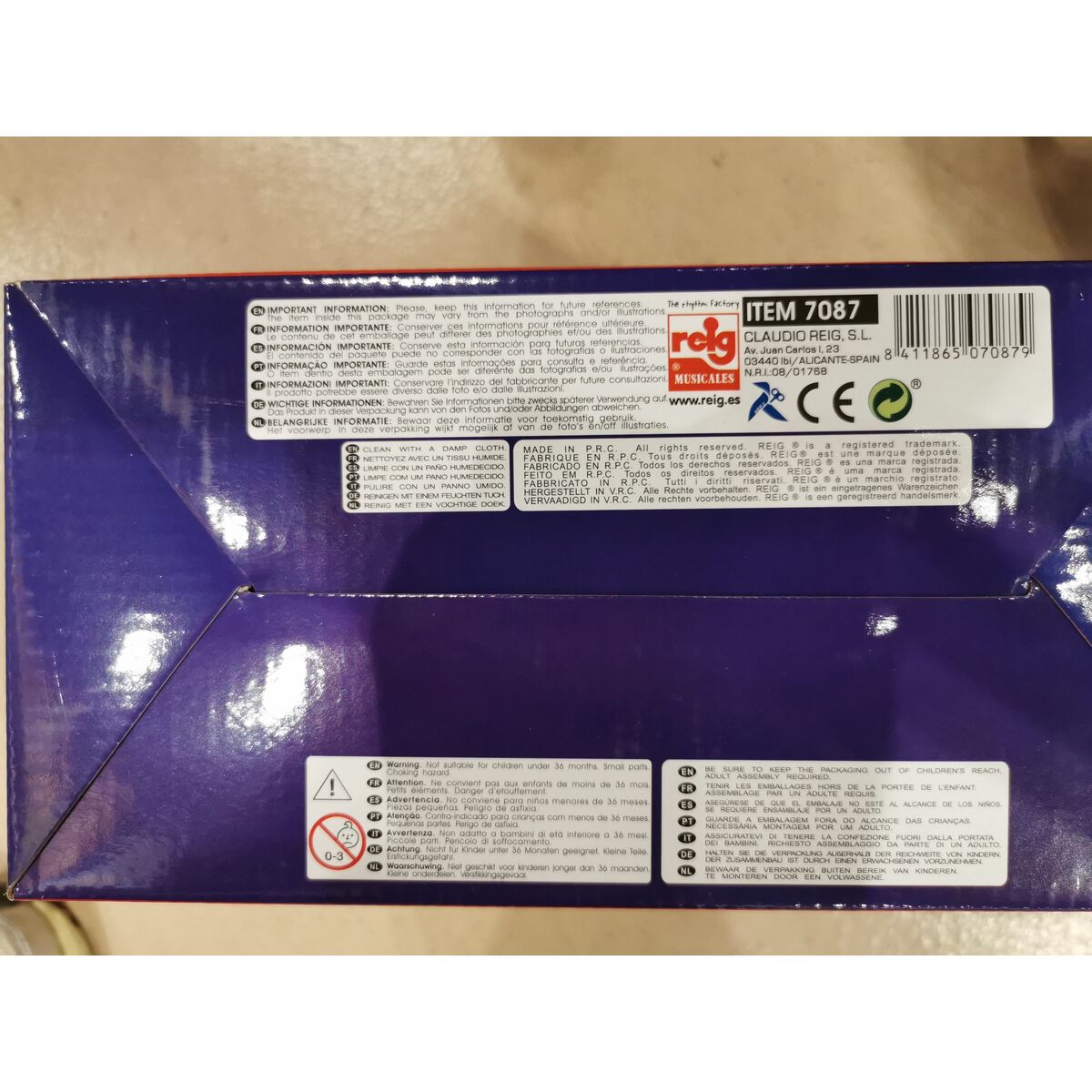 Musical Toy Reig Piano accordion