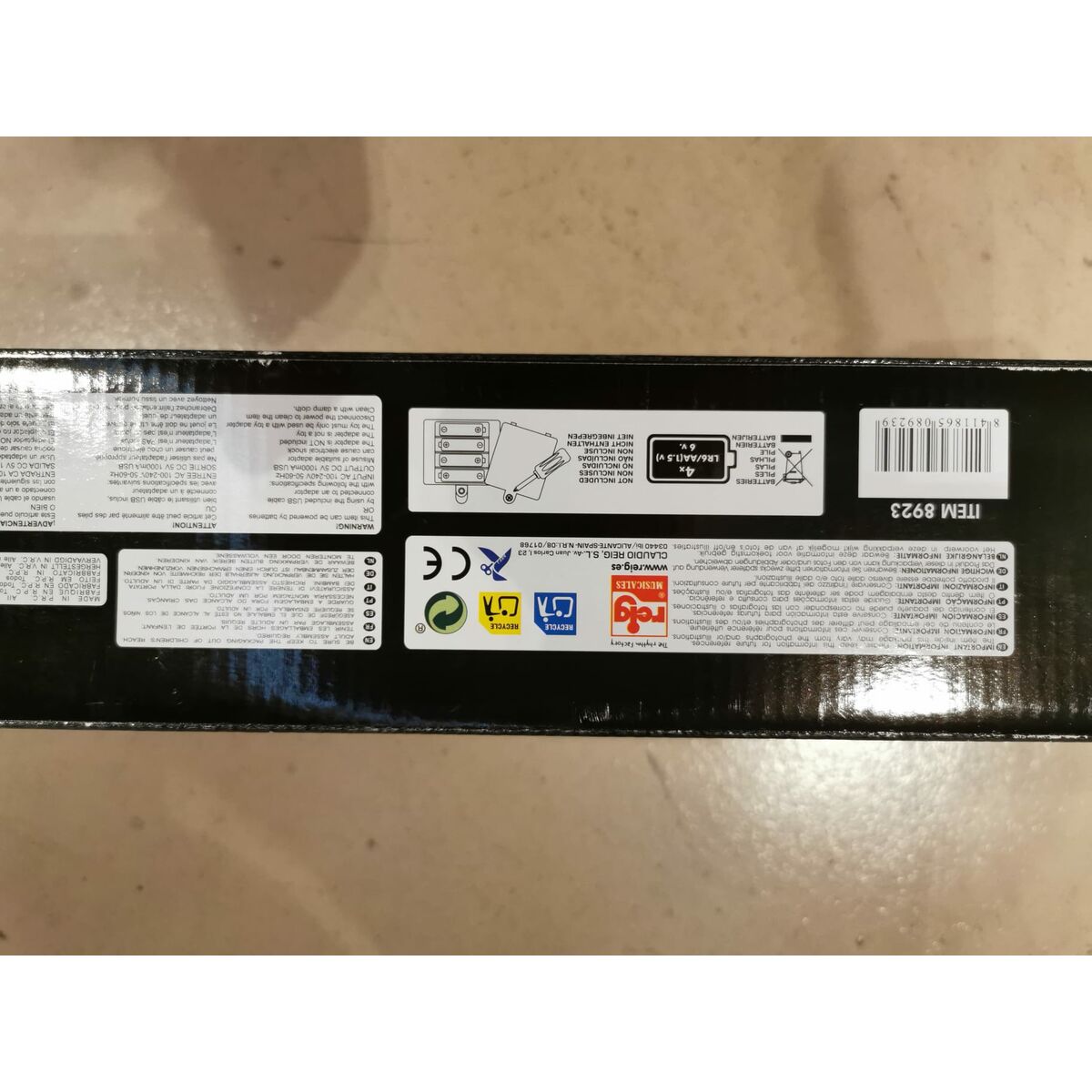 Piano Reig 8923 Silver (73 x 22,8 x 6,5 cm)