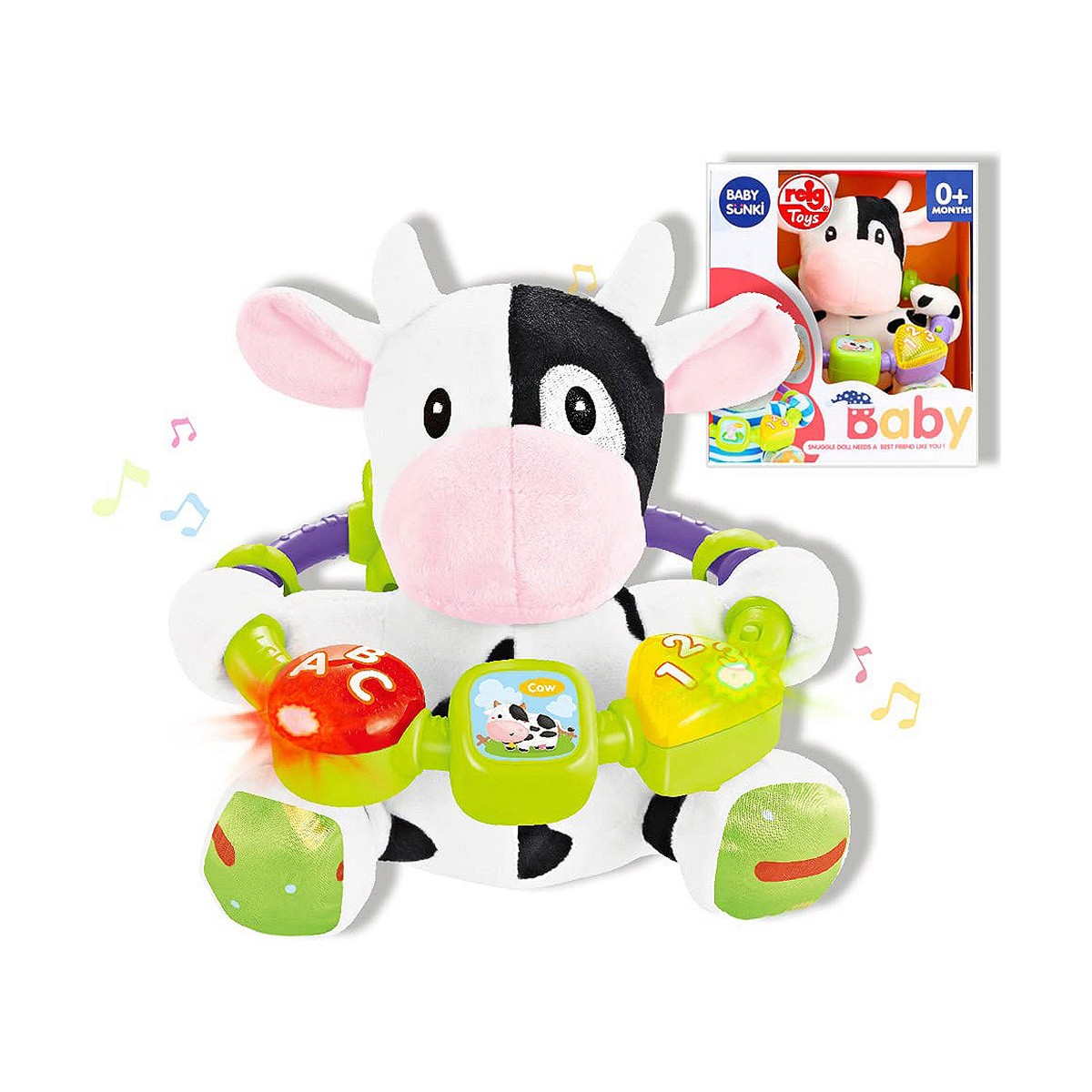 Musical Plush Toy Reig 20 cm Cow Musical Plush Toy Reig 20 cm Cow
