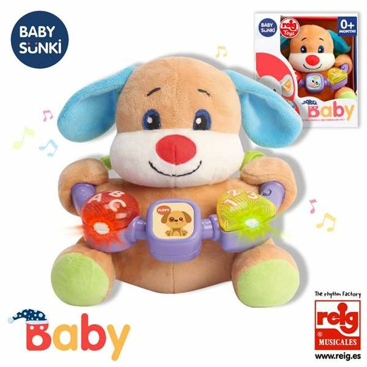 Musical Plush Toy Reig Bear 20cm (20 cm) Musical Plush Toy Reig Bear 20cm (20 cm)
