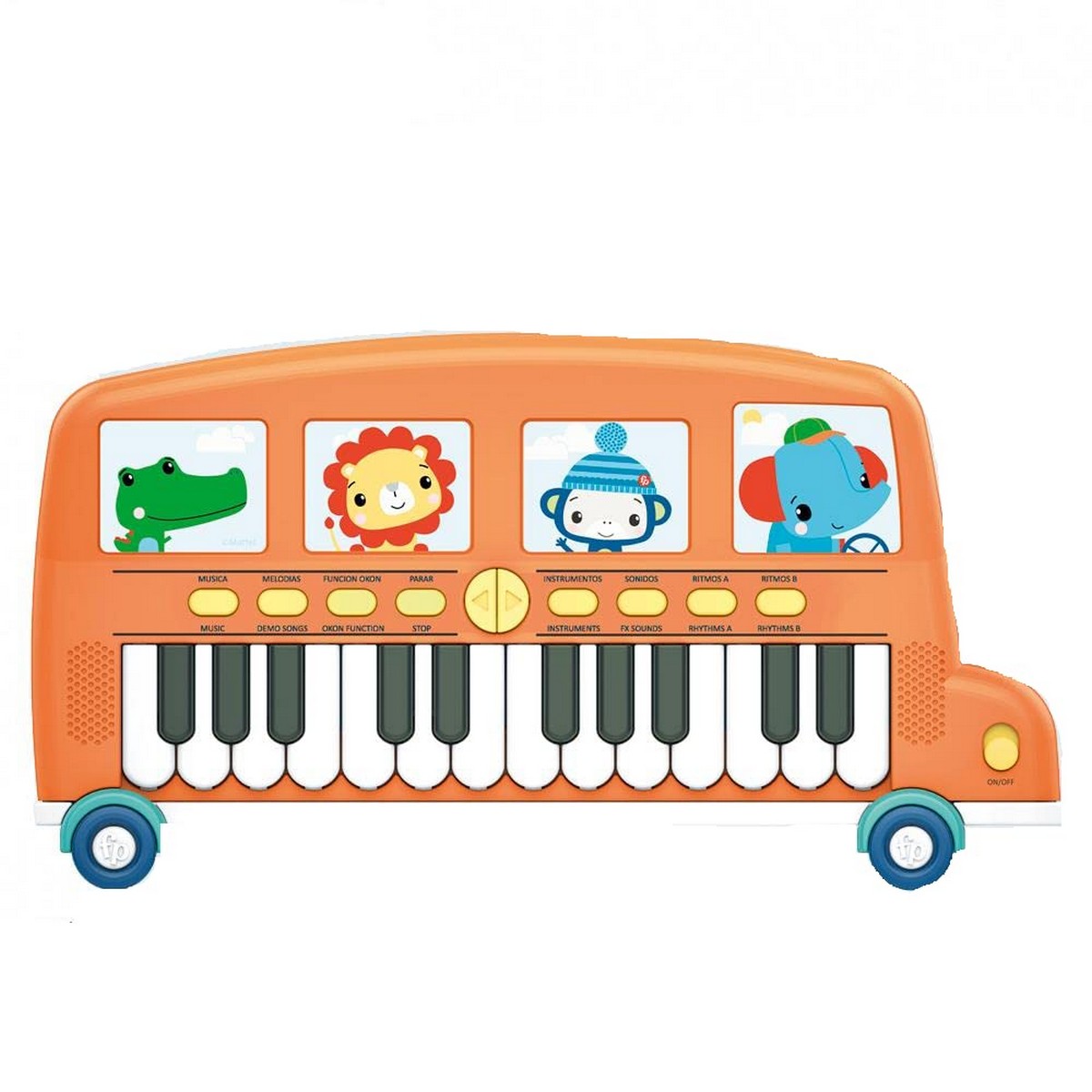 Toy piano Fisher-Price Electric Piano Bus Toy piano Fisher-Price Electric Piano Bus