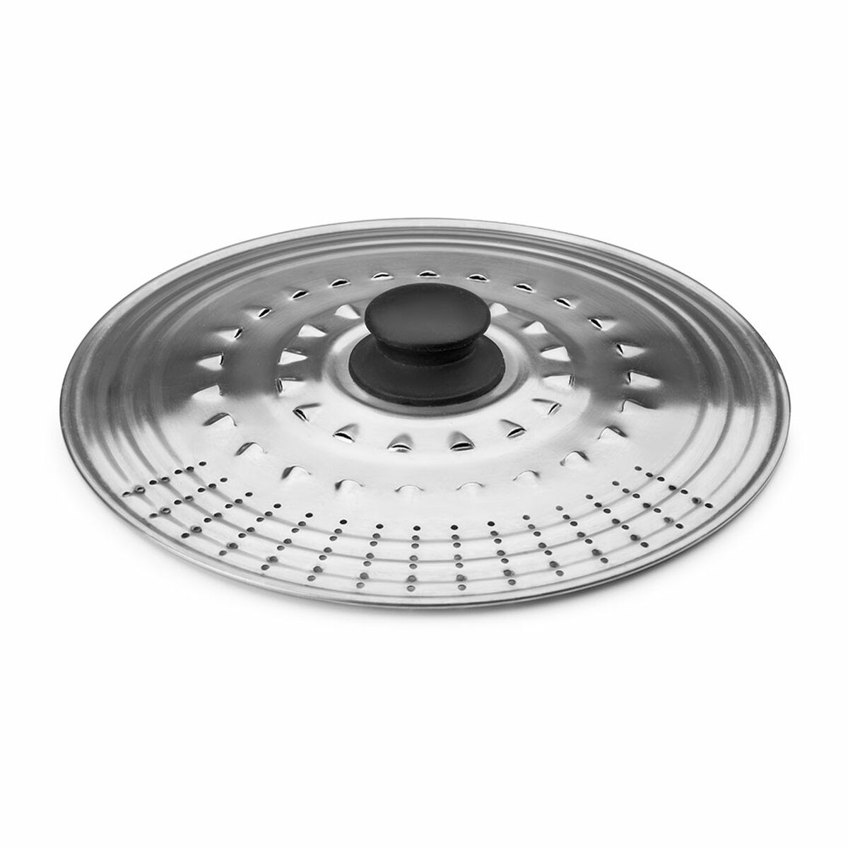 Frying Pan Lid Ibili 714219 Ã 18 cm Silver Metal Stainless steel