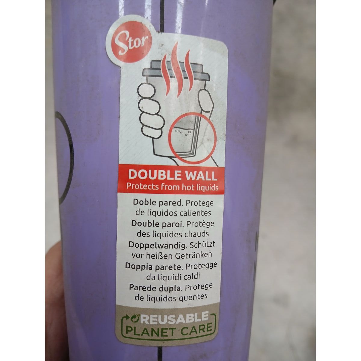 Glass with Lid Minnie Mouse 01049 (520 ml)