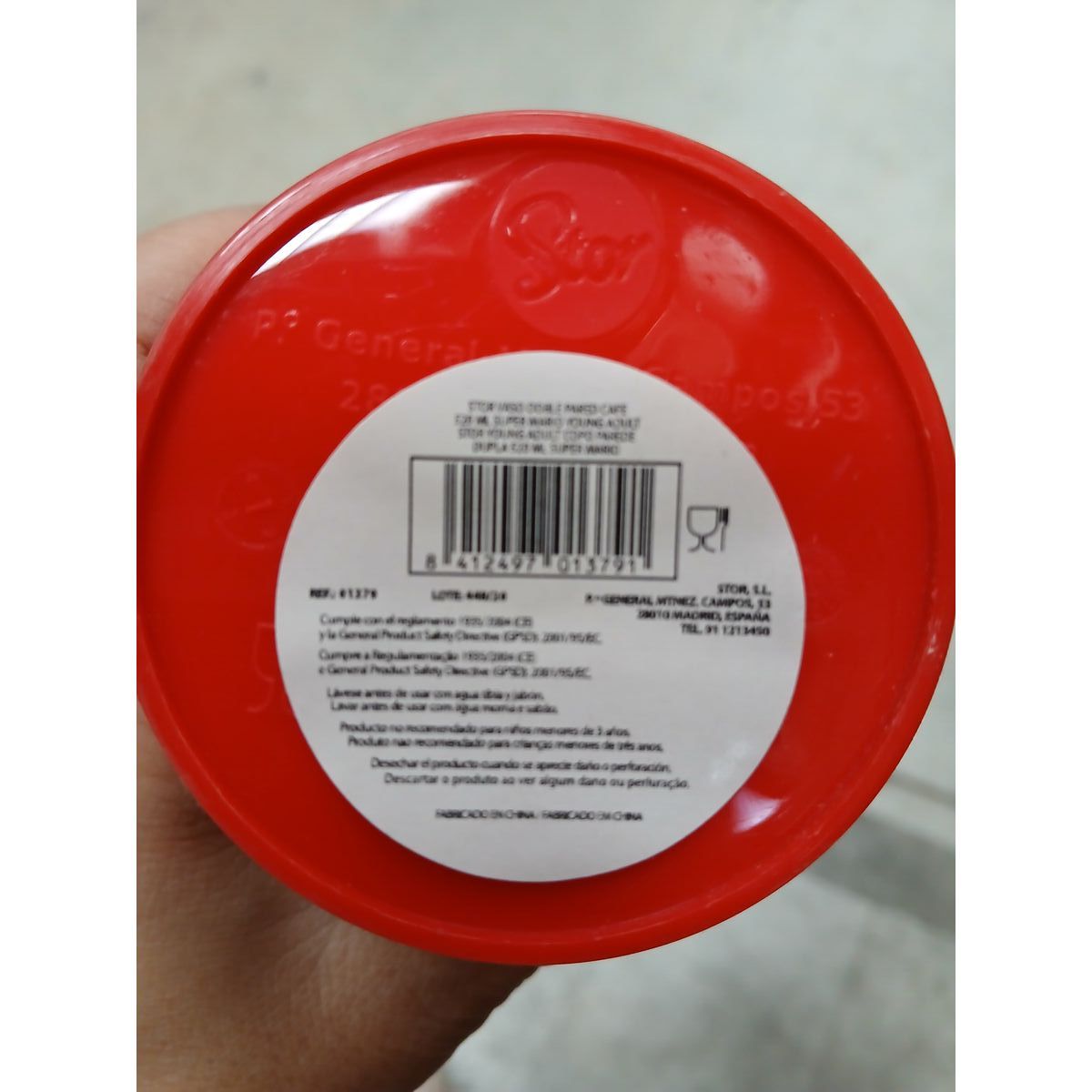Glass with Lid Super Mario 01379 (520 ml)