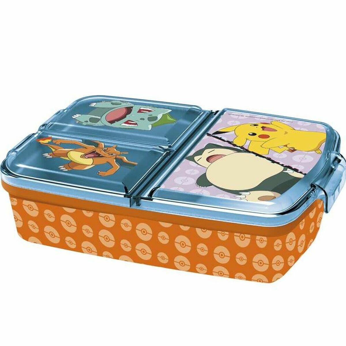 Compartment Lunchbox Pokmon Multicolour 16 x 6 x 12,5 cm