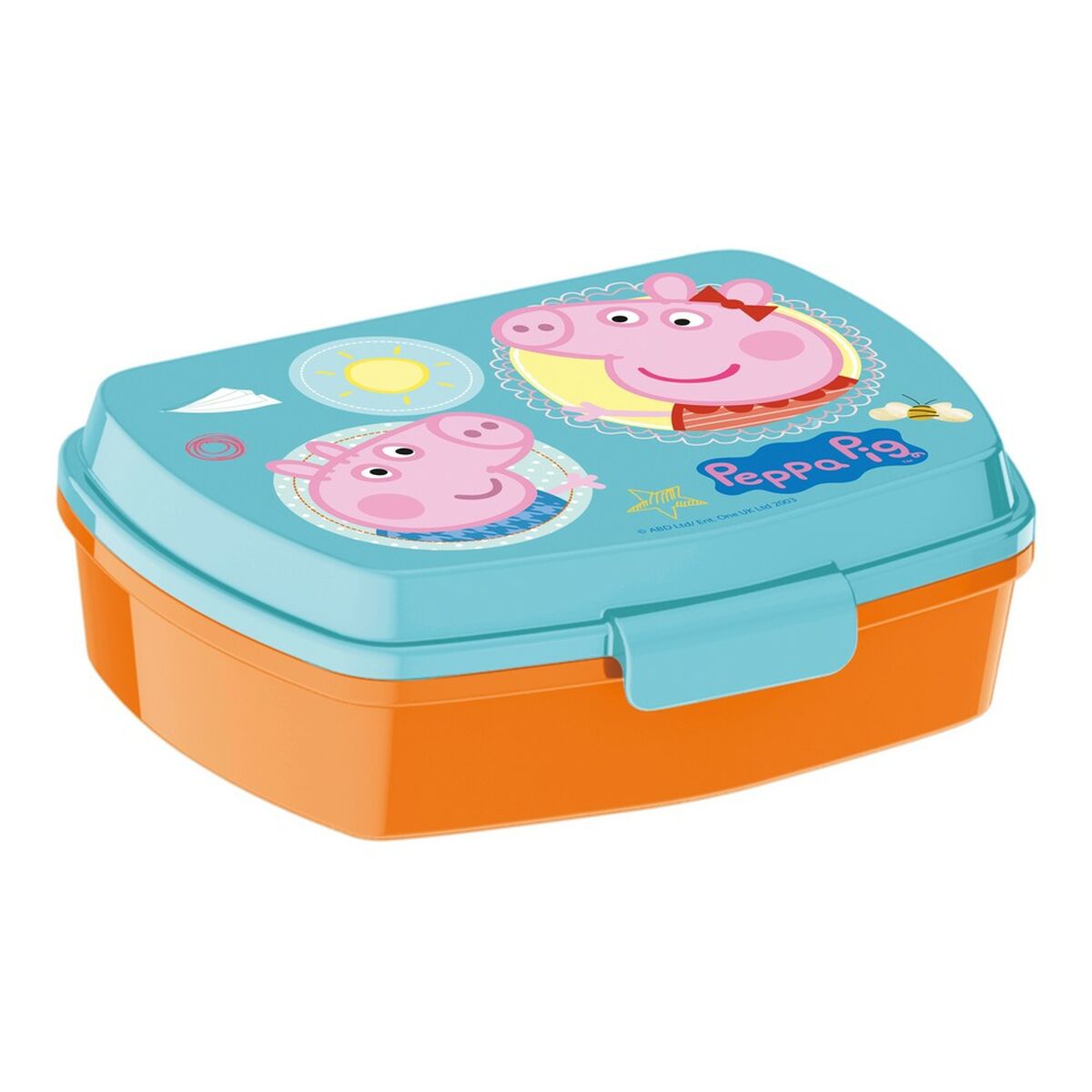 Sandwich Box Peppa Pig Having fun Plastic Light Pink (17 x 5.6 x 13.3 cm) Sandwich Box Peppa Pig Having fun Plastic Light Pink (17 x 5.6 x 13.3 cm)