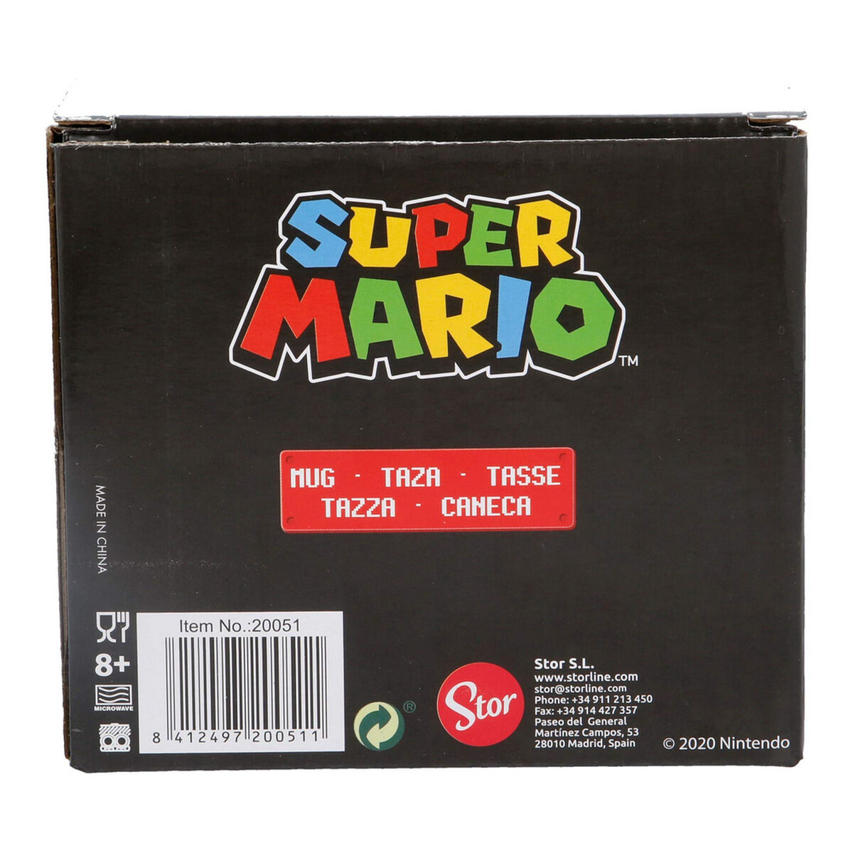 Ceramic Mug Super Mario White 325 ml Children’s Ceramic