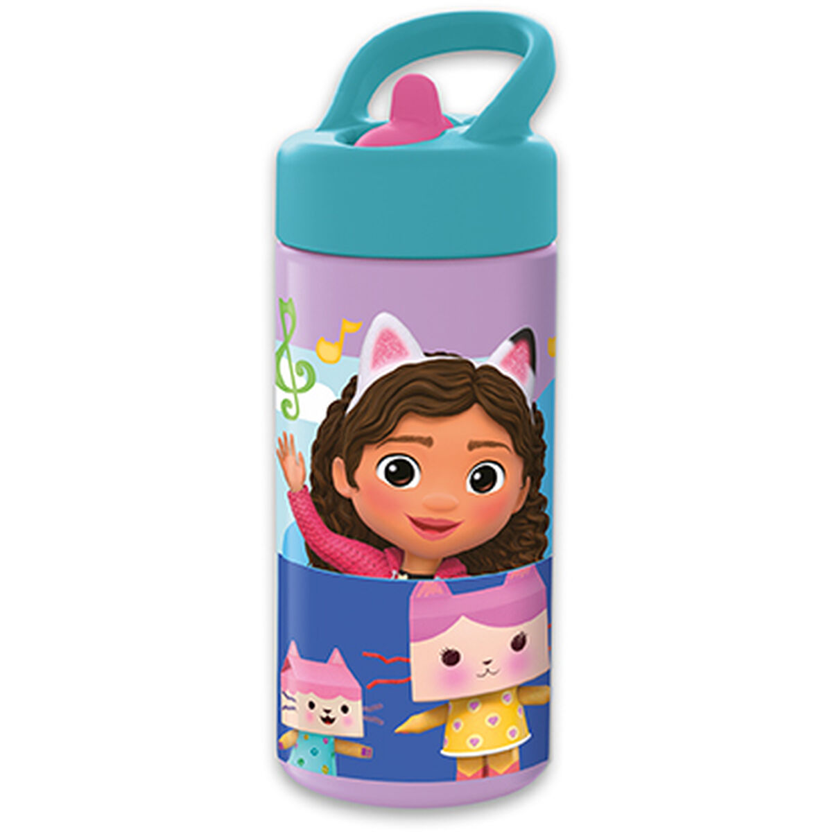 Water bottle Gabby’s Dollhouse Party Pink PVC 410 ml Water bottle Gabby’s Dollhouse Party Pink PVC 410 ml