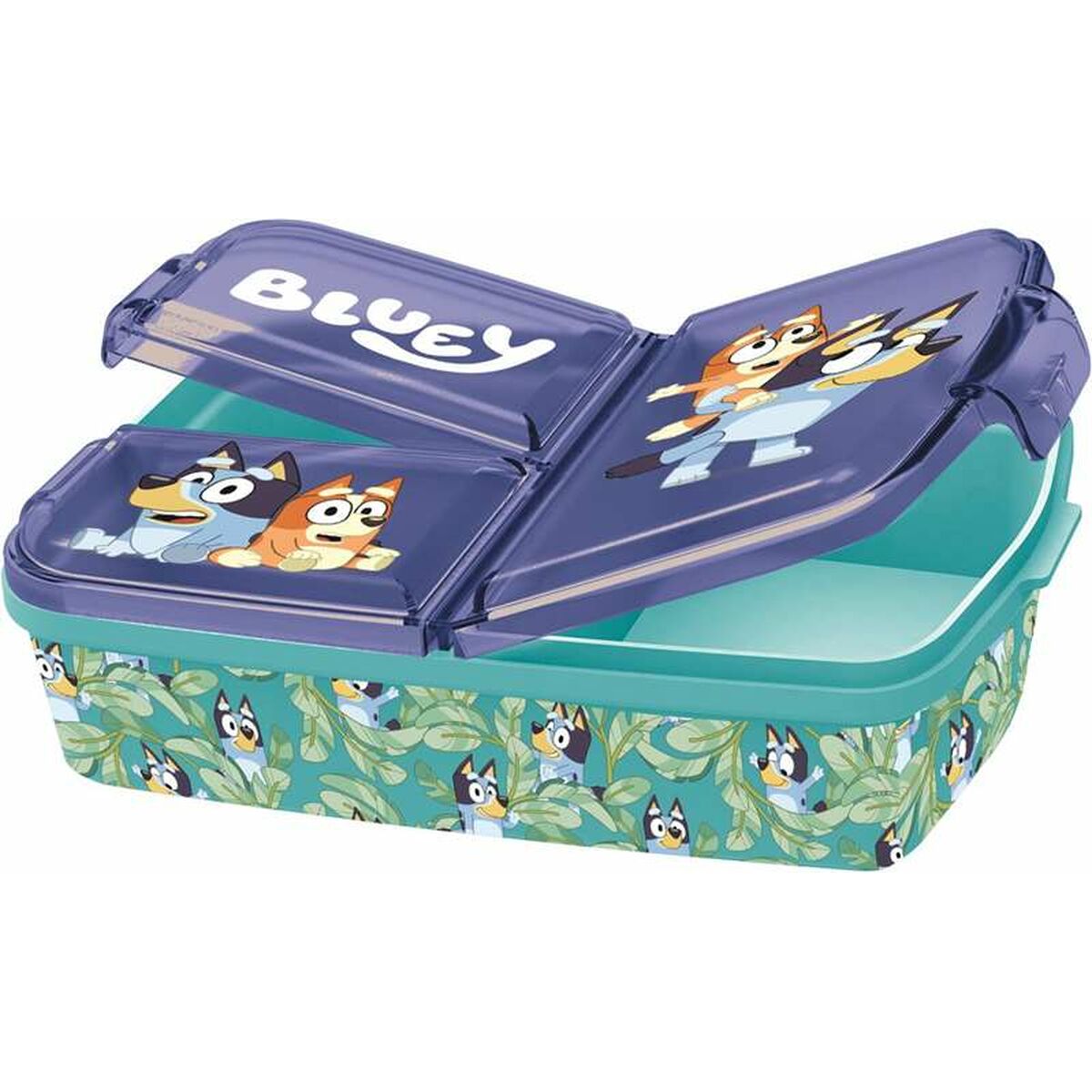 Sandwich Box Bluey polypropylene 19,5 x 16,5 x 6,7 cm 18 x 13,50 x 6 cm Sandwich Box Bluey polypropylene 19,5 x 16,5 x 6,7 cm 18 x 13,50 x 6 cm