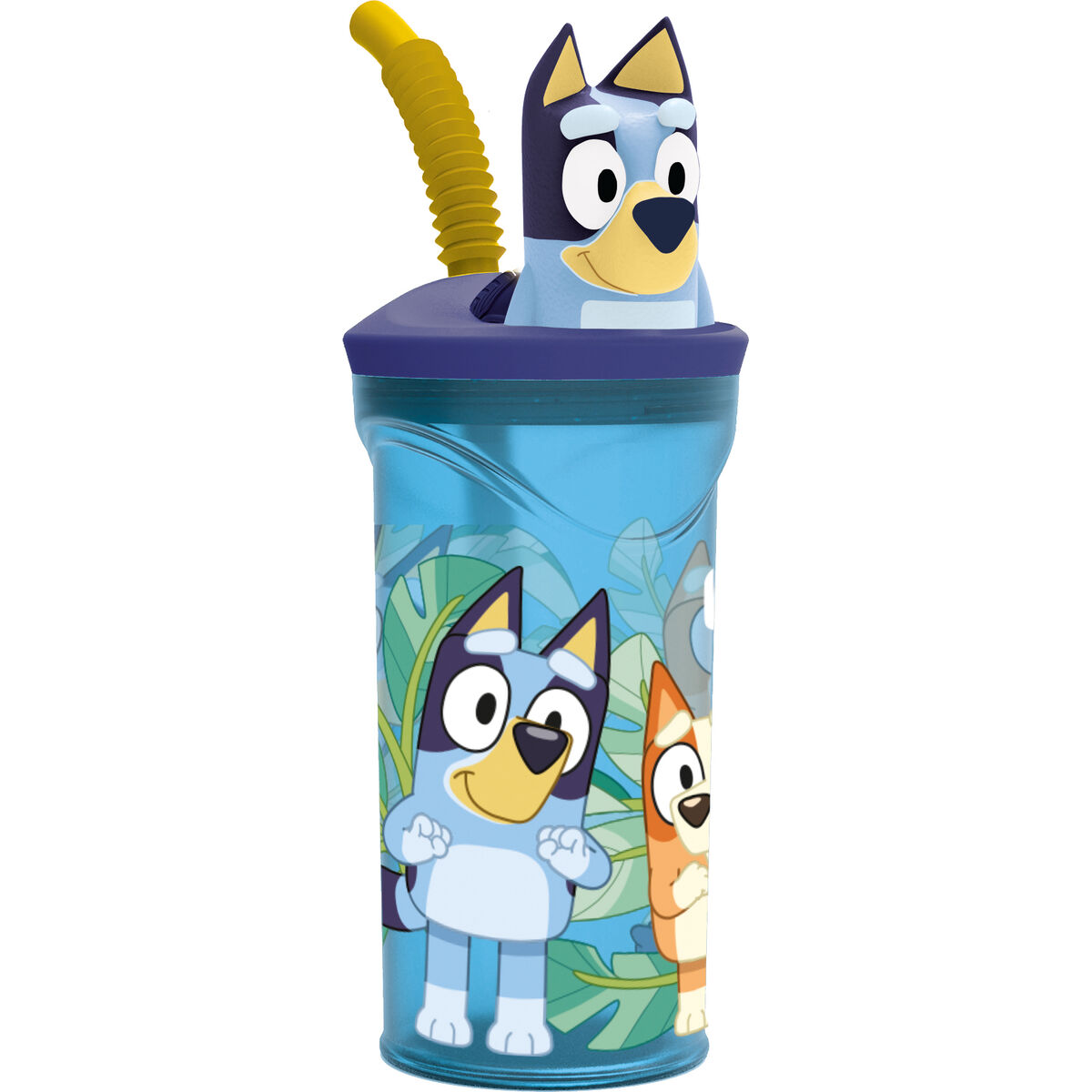 Cup with Straw Bluey PVC 3D