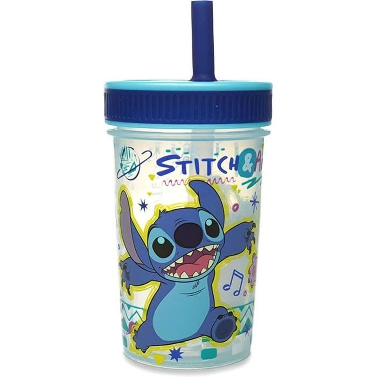 Training Glass ThermoBaby LILO & STITCH 420 ml Blue Training Glass ThermoBaby LILO & STITCH 420 ml Blue
