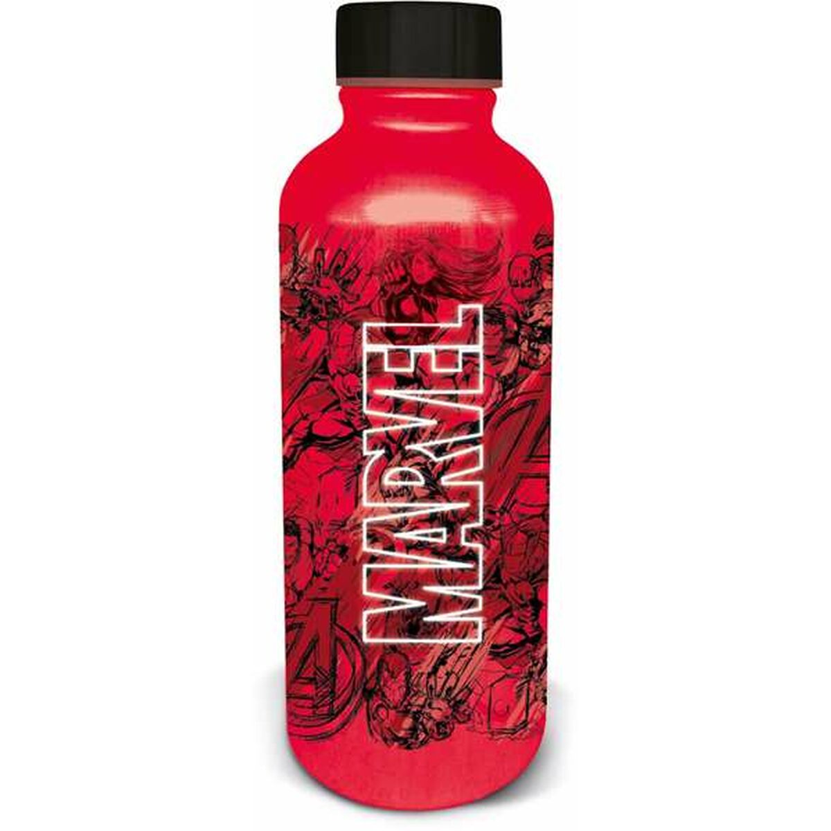 Water bottle Marvel Red Aluminium 755 ml Water bottle Marvel Red Aluminium 755 ml